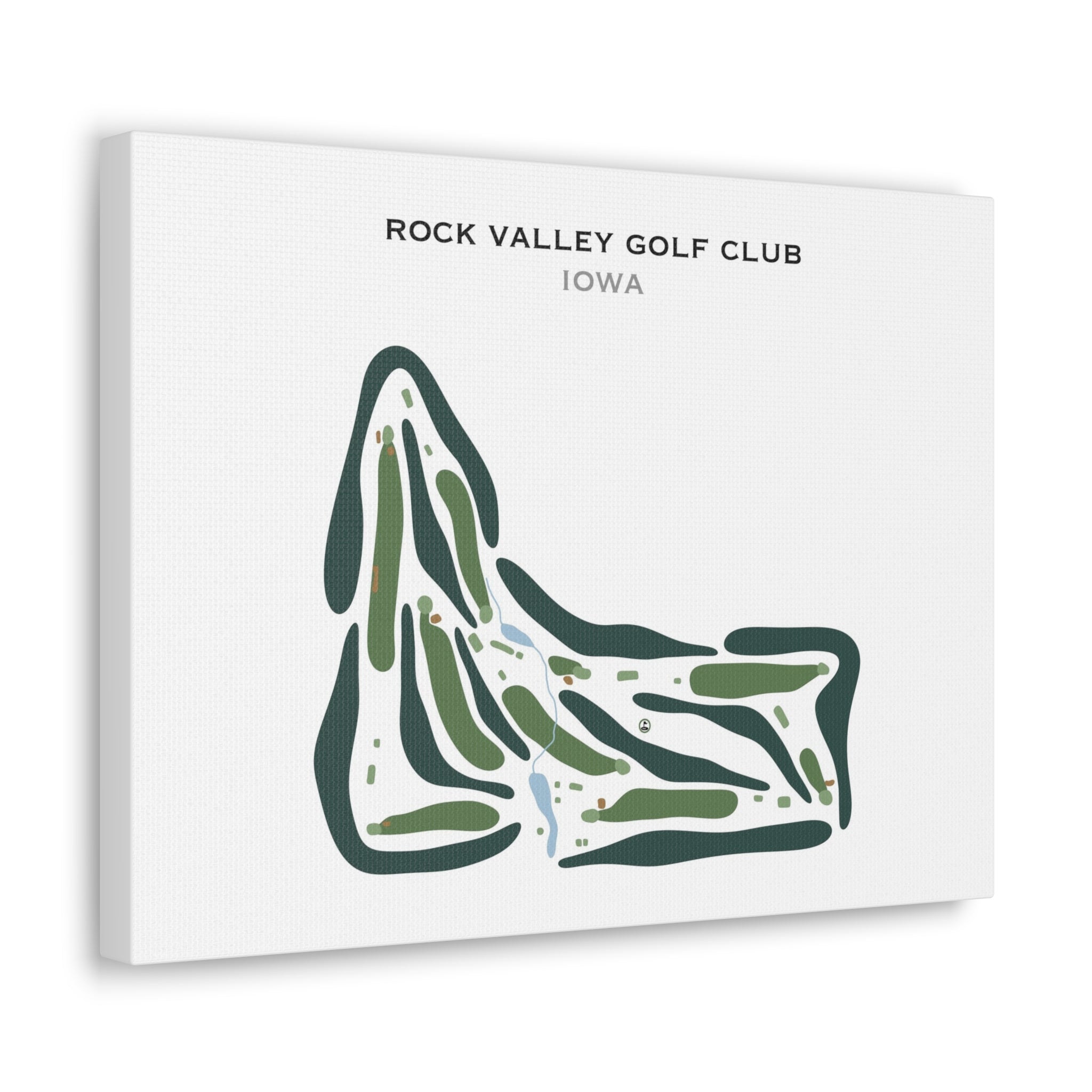 Rock Valley Golf Club, Iowa - Printed Golf Courses