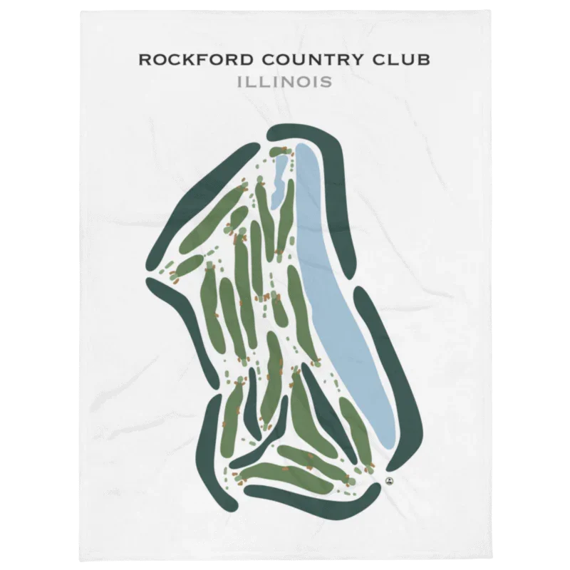 Rockford Country Club, Illinois - Printed Golf Courses