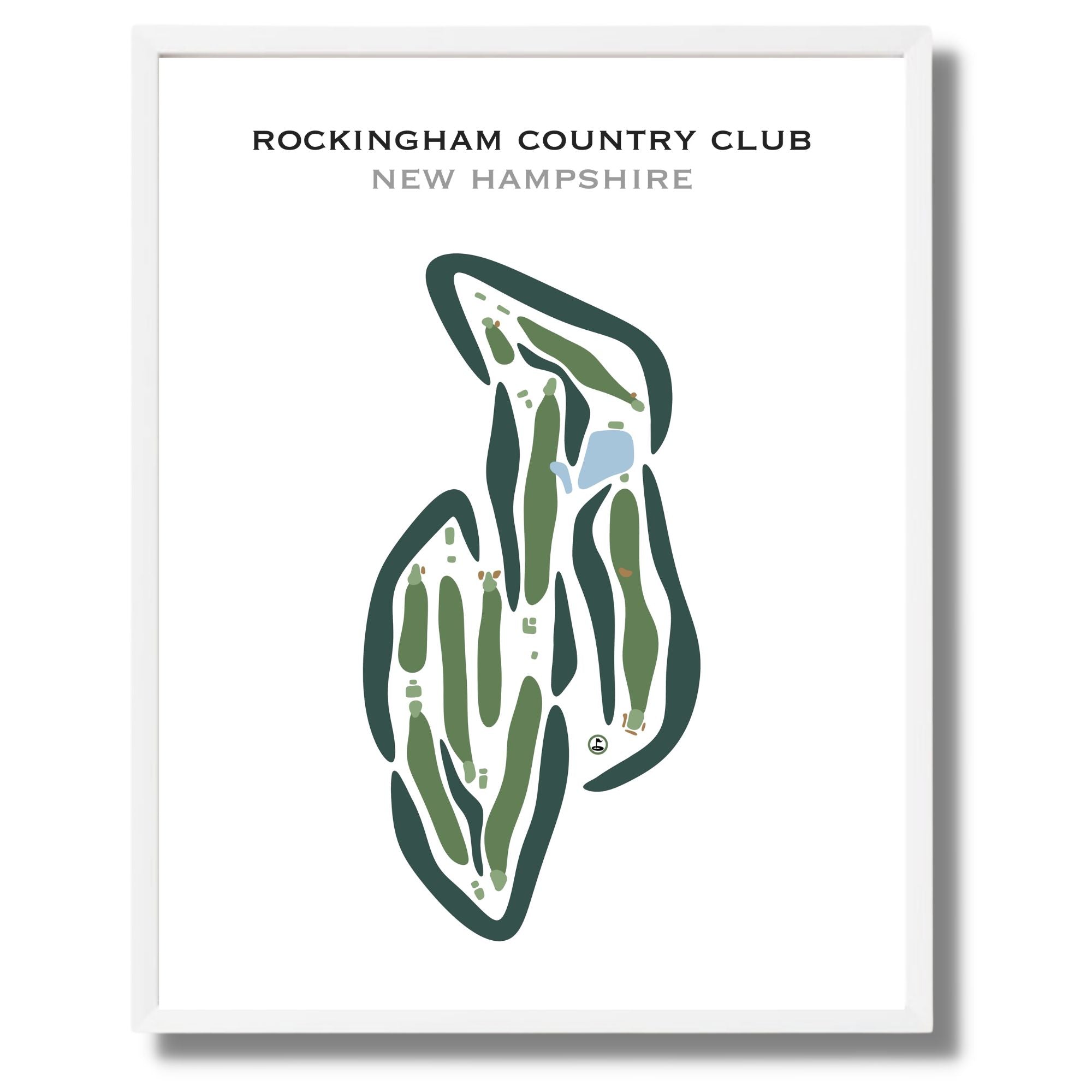 Rockingham Country Club, New Hampshire - Printed Golf Courses