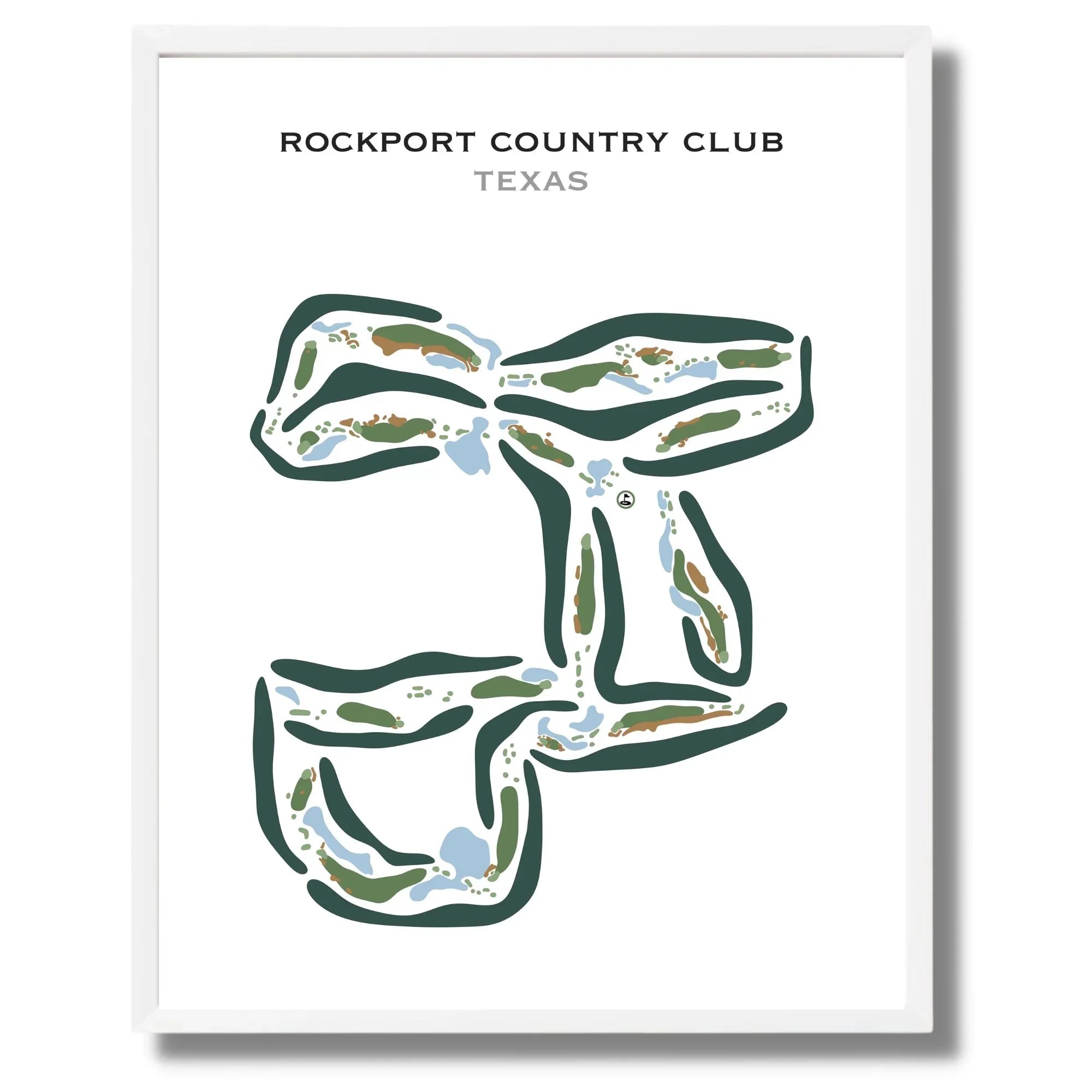 Rockport Country Club, Texas - Printed Golf Courses