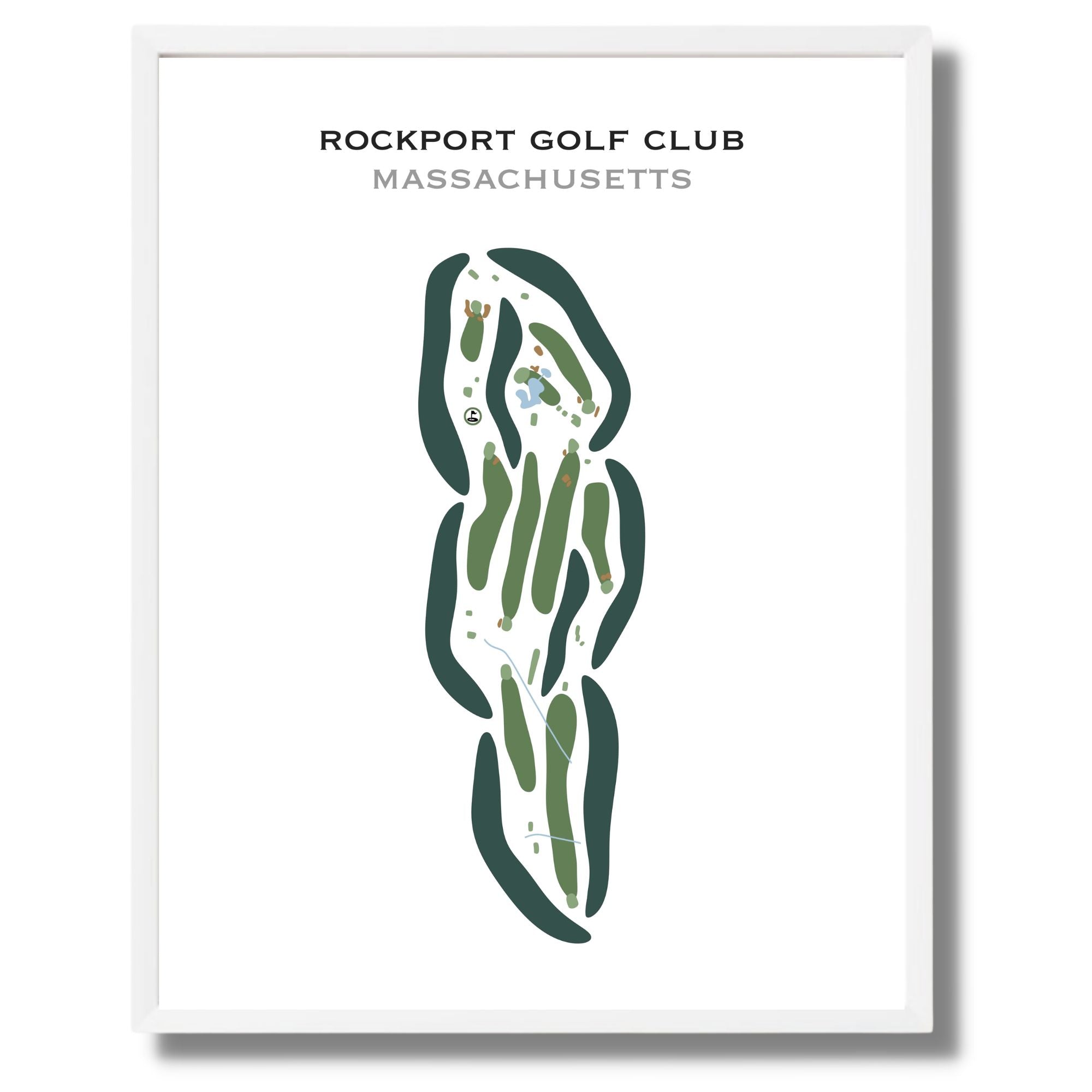 Rockport Golf Club, Massachusetts - Printed Golf Courses