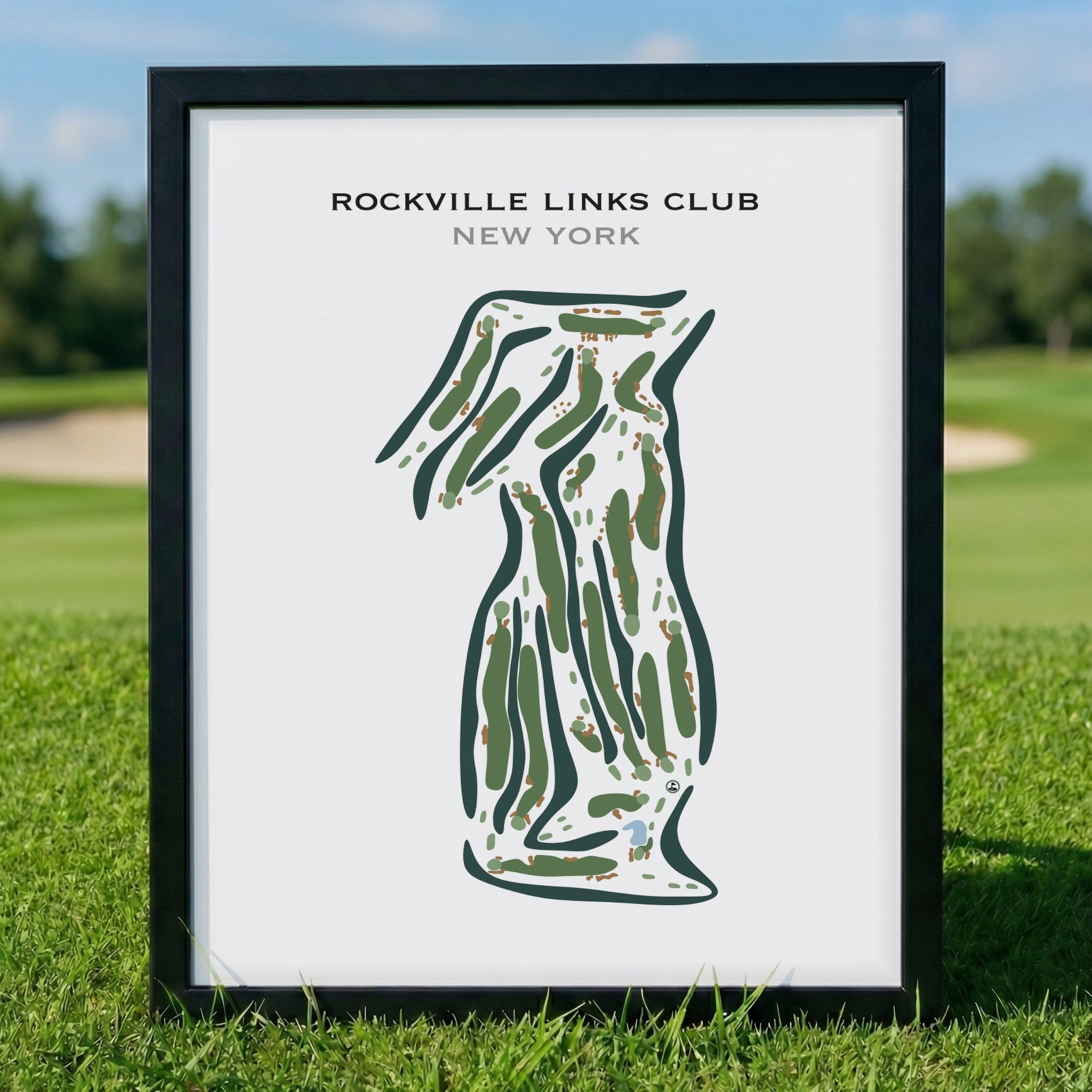 Rockville Links Club, New York - Printed Golf Courses