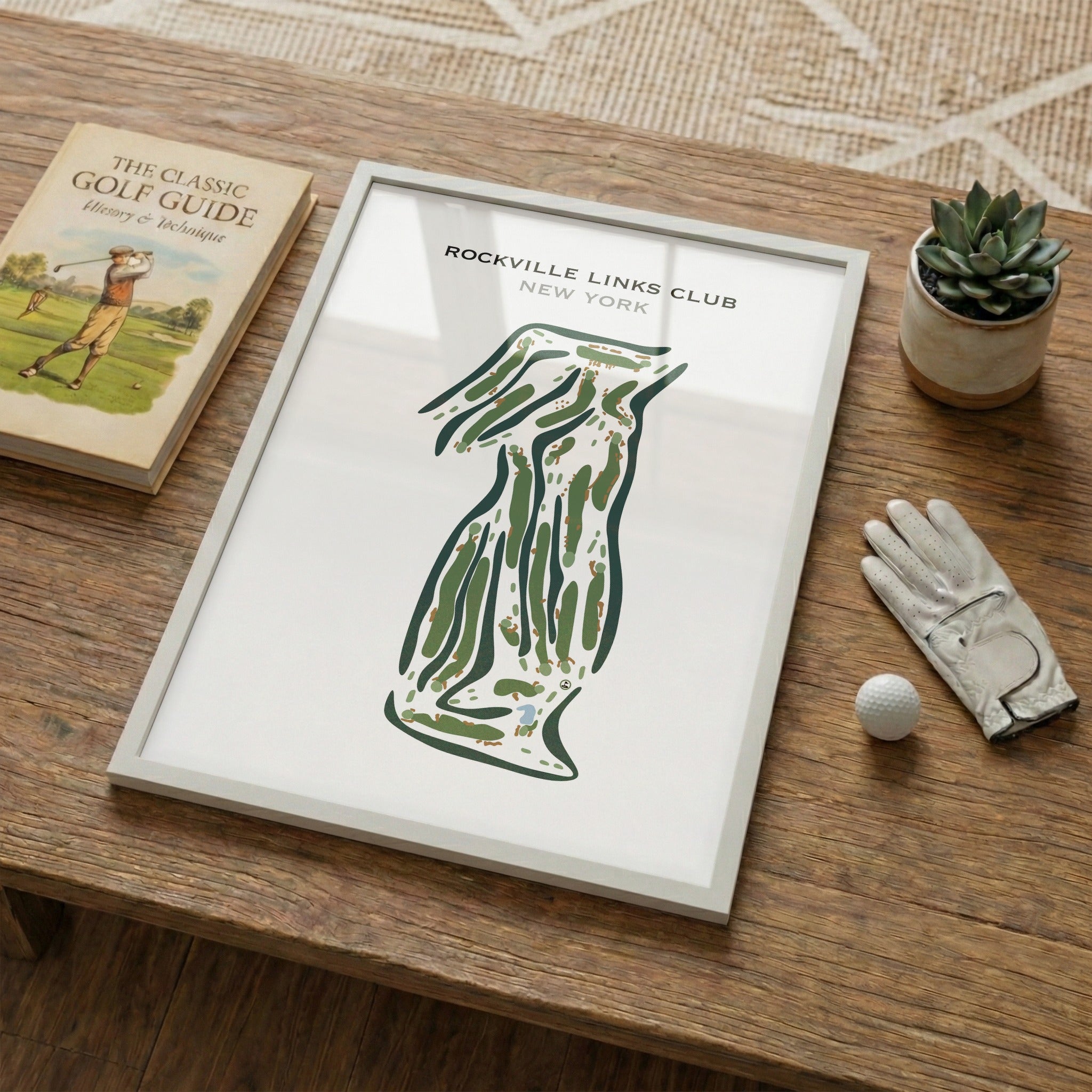 Rockville Links Club, New York - Printed Golf Courses