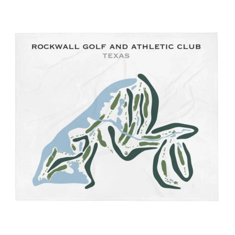 Rockwall Golf and Athletic Club, Texas - Printed Golf Courses
