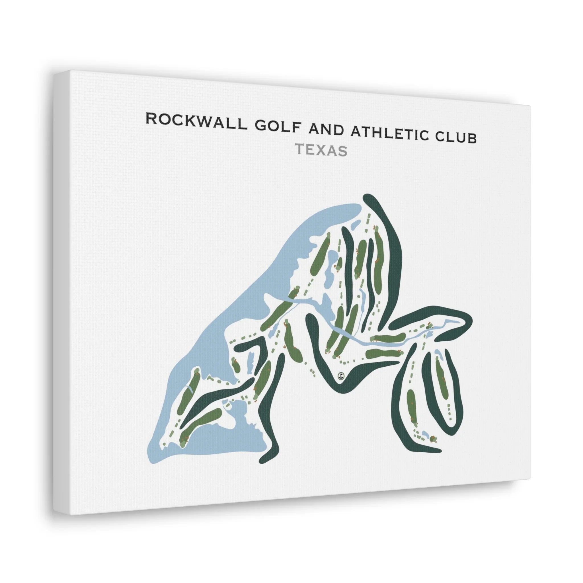 Rockwall Golf and Athletic Club, Texas - Printed Golf Courses