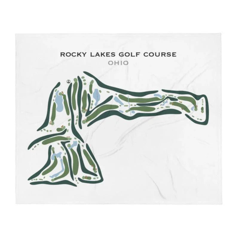 Rocky Lakes Golf Course, Ohio - Printed Golf Courses