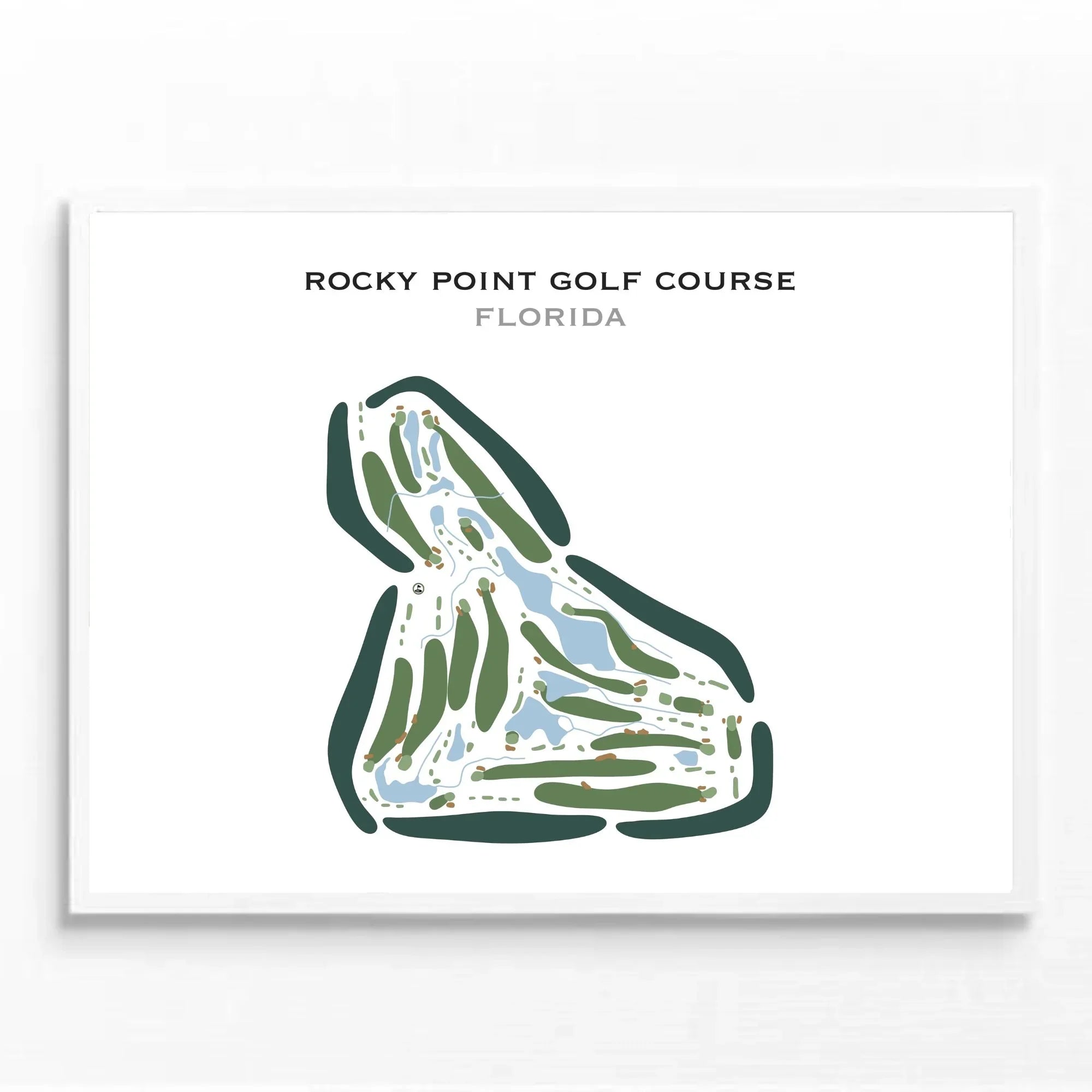 Rocky Point Golf Course, Florida - Printed Golf Courses