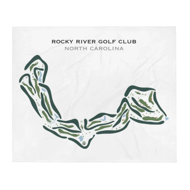 Rocky River Golf Club, Concord, North Carolina - Printed Golf Courses