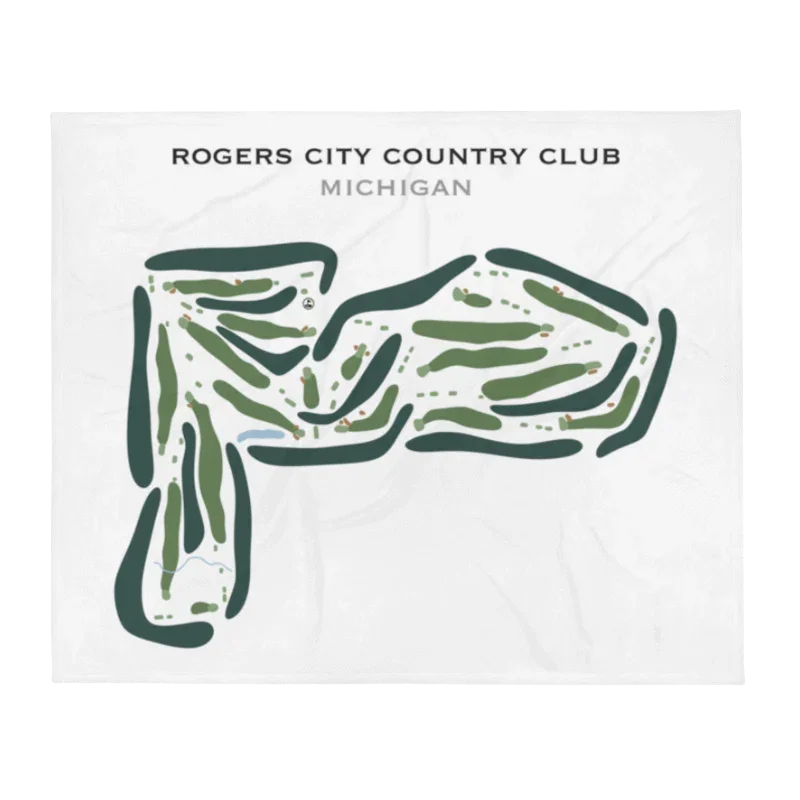 Rogers City Country Club, Michigan - Printed Golf Courses