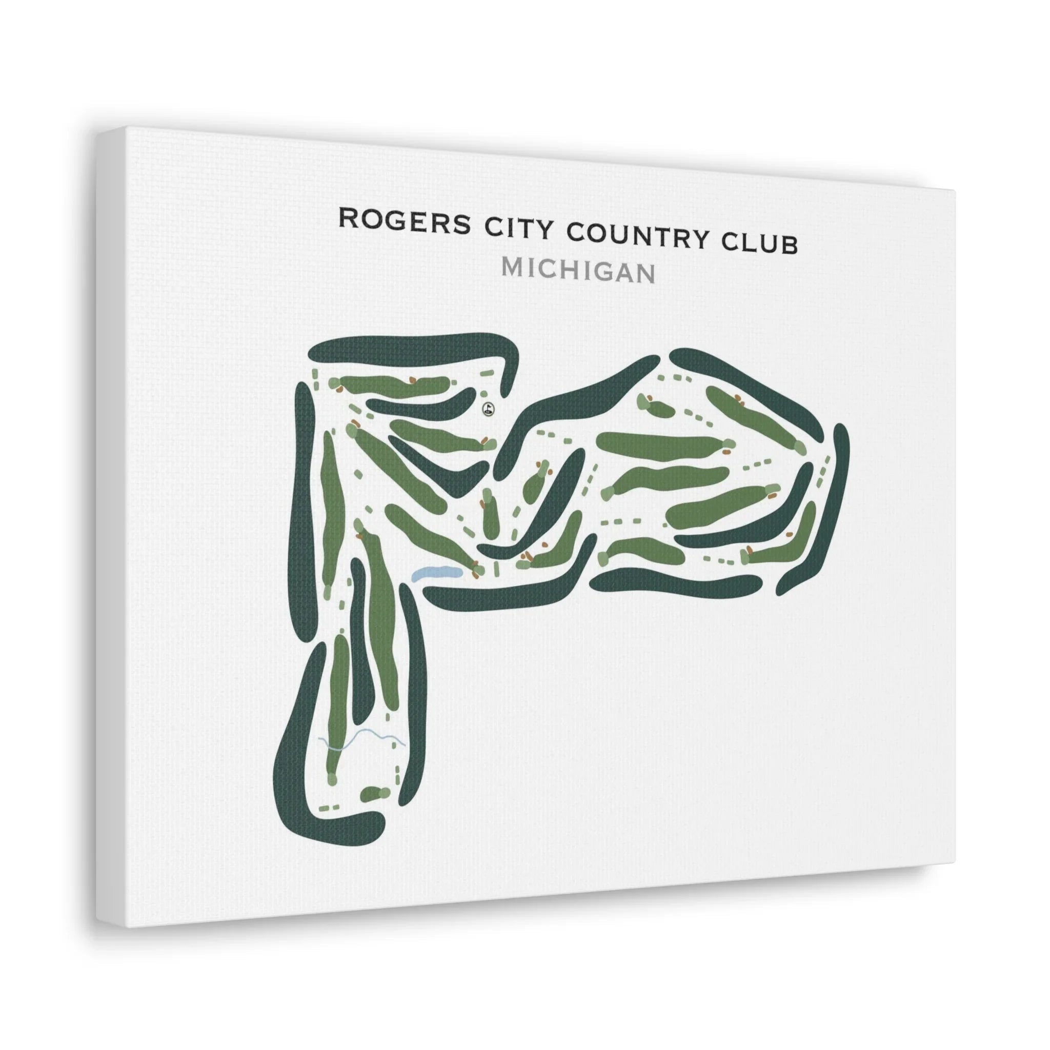 Rogers City Country Club, Michigan - Printed Golf Courses