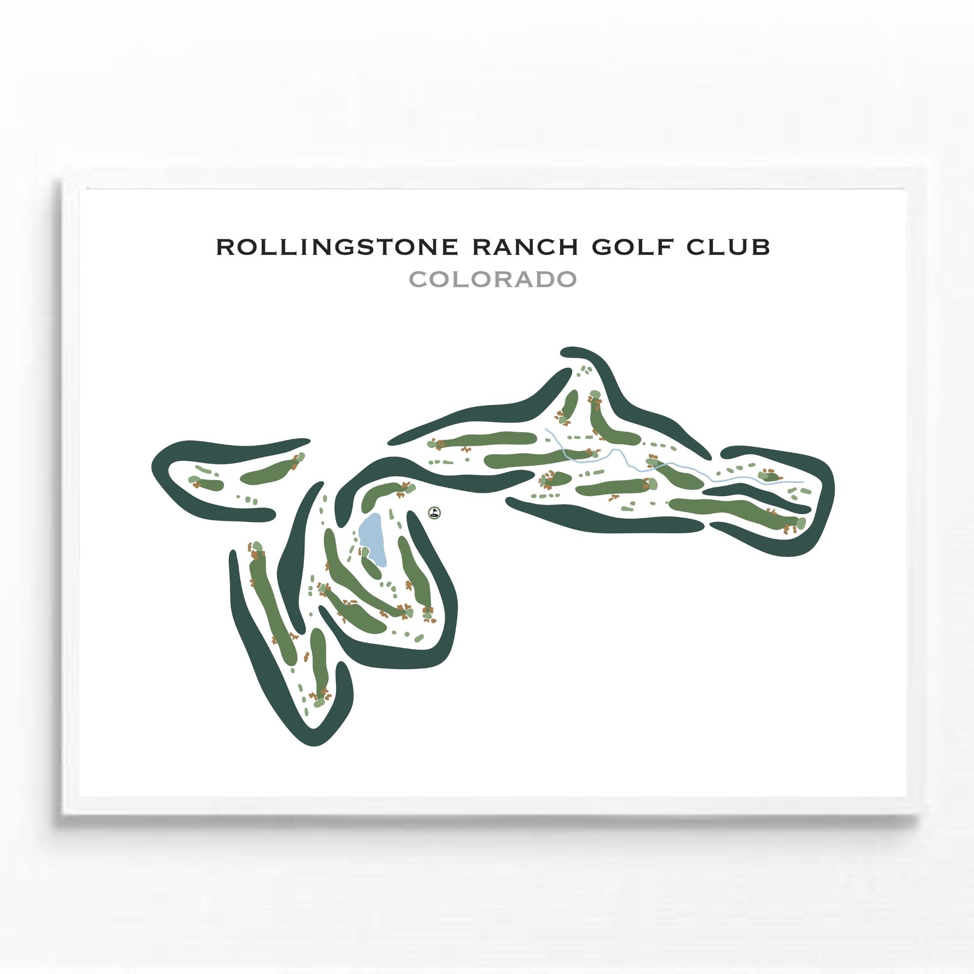 Rollingstone Ranch Golf Club, Colorado - Printed Golf Courses