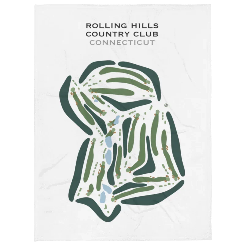Rolling Hills Country Club, Connecticut - Printed Golf Courses