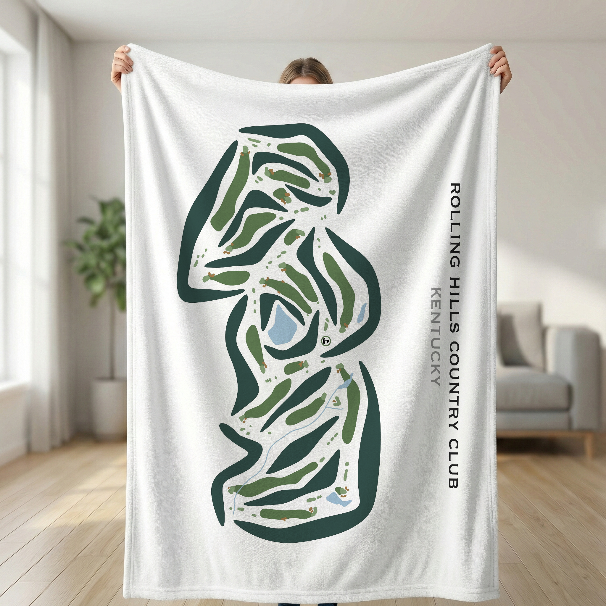 Rolling Hills Country Club, Kentucky - Printed Golf Courses