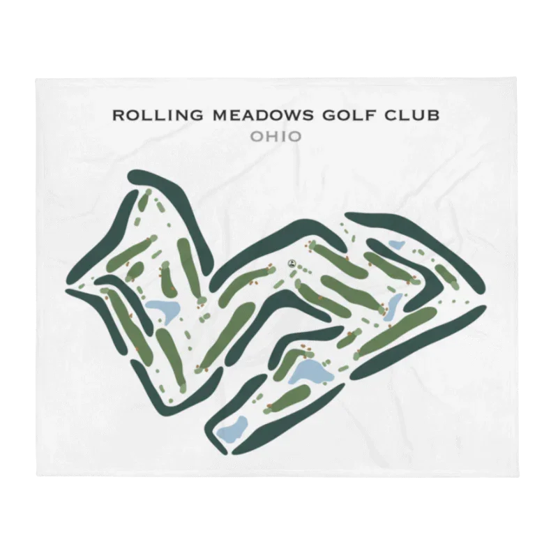 Rolling Meadows Golf Club, Ohio - Printed Golf Courses