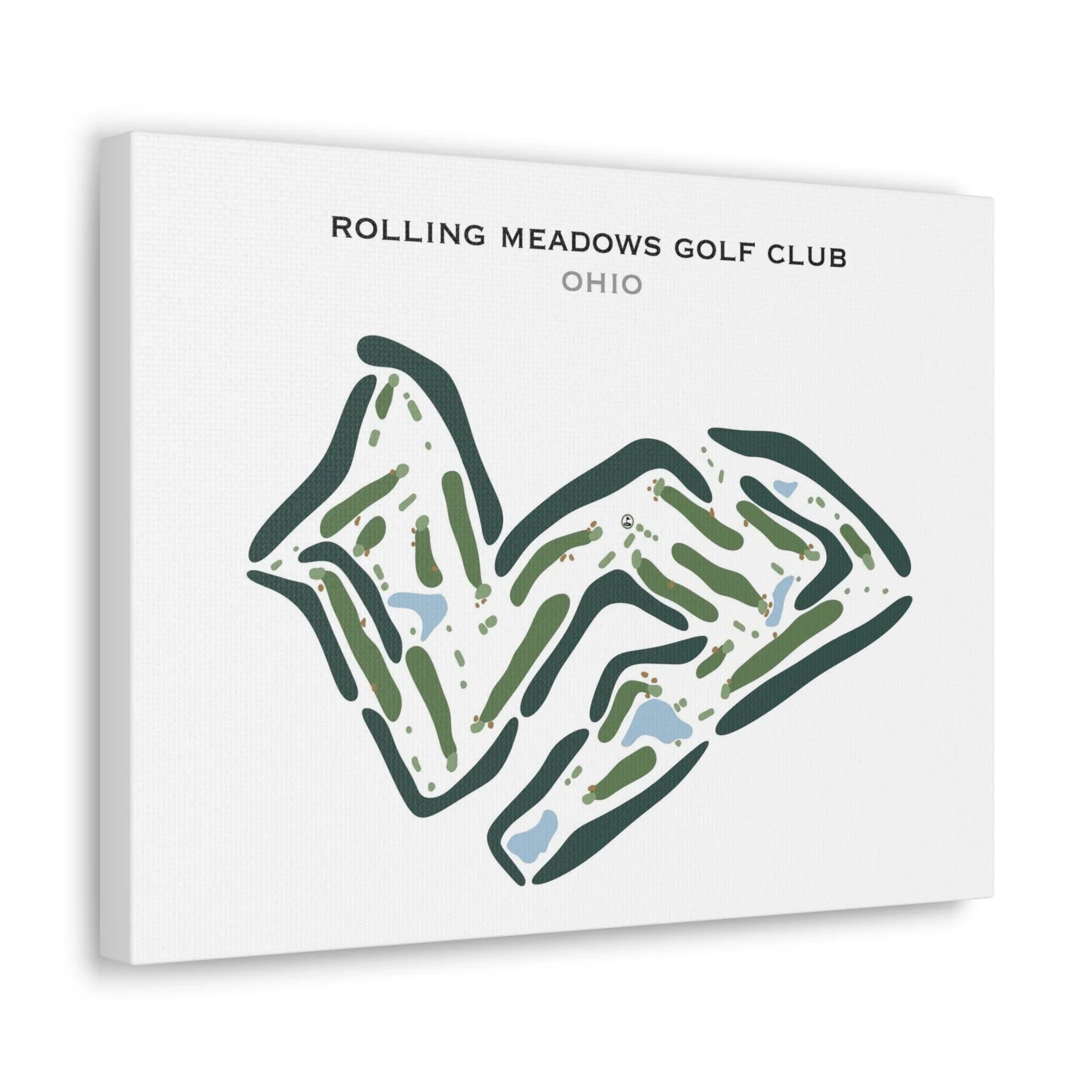 Rolling Meadows Golf Club, Ohio - Printed Golf Courses
