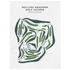 Rolling Meadows Golf Course, Michigan - Printed Golf Courses