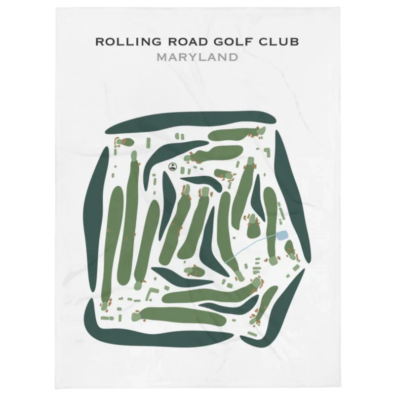 Rolling Road Golf Club, Maryland - Printed Golf Courses