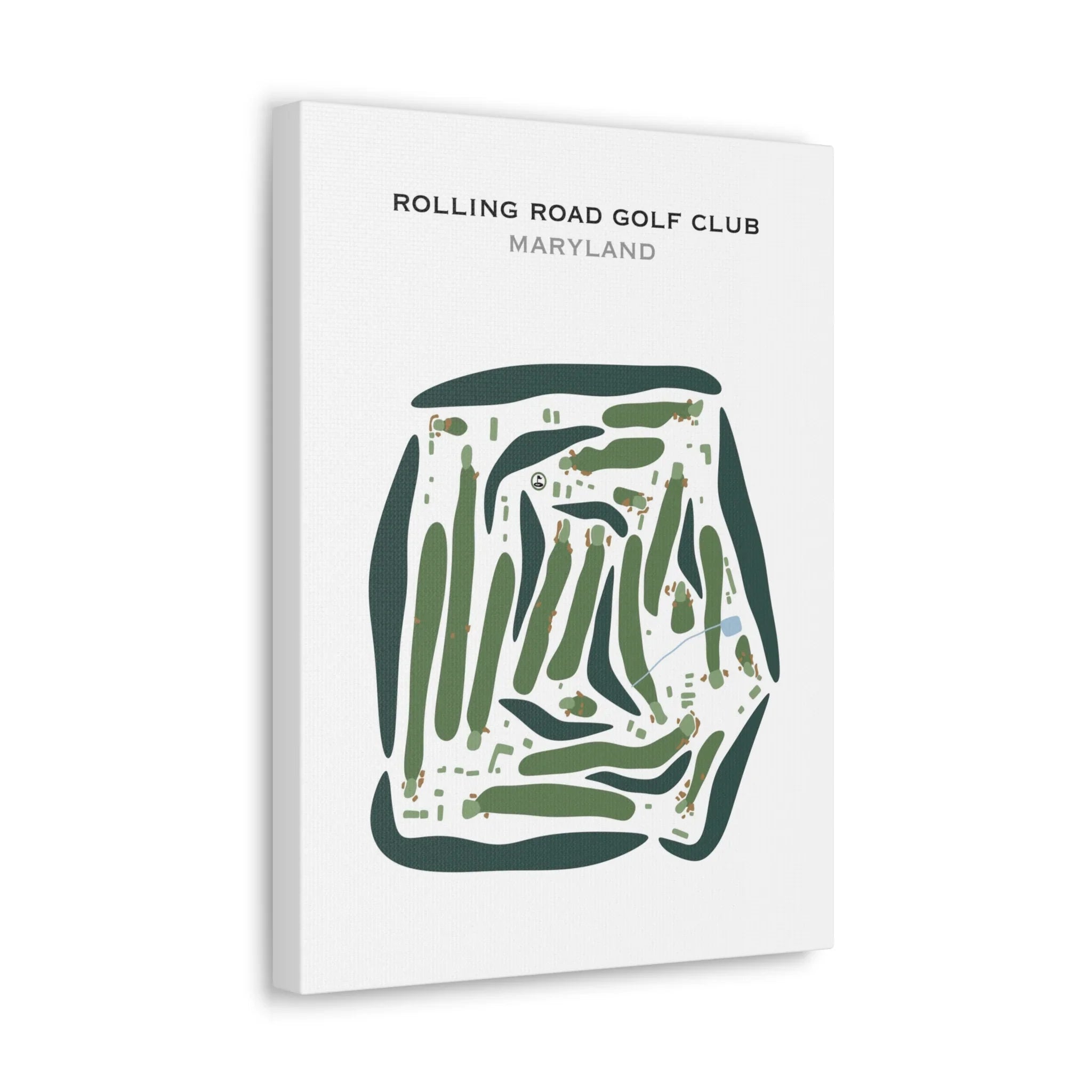 Rolling Road Golf Club, Maryland - Printed Golf Courses
