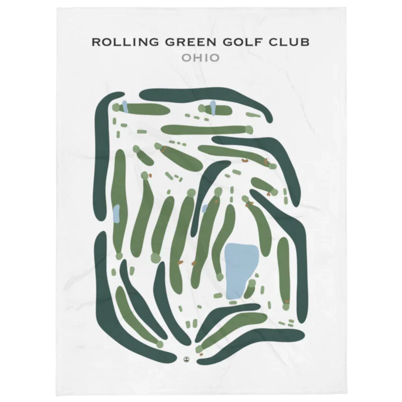Rolling Green Golf Club, Ohio - Printed Golf Courses