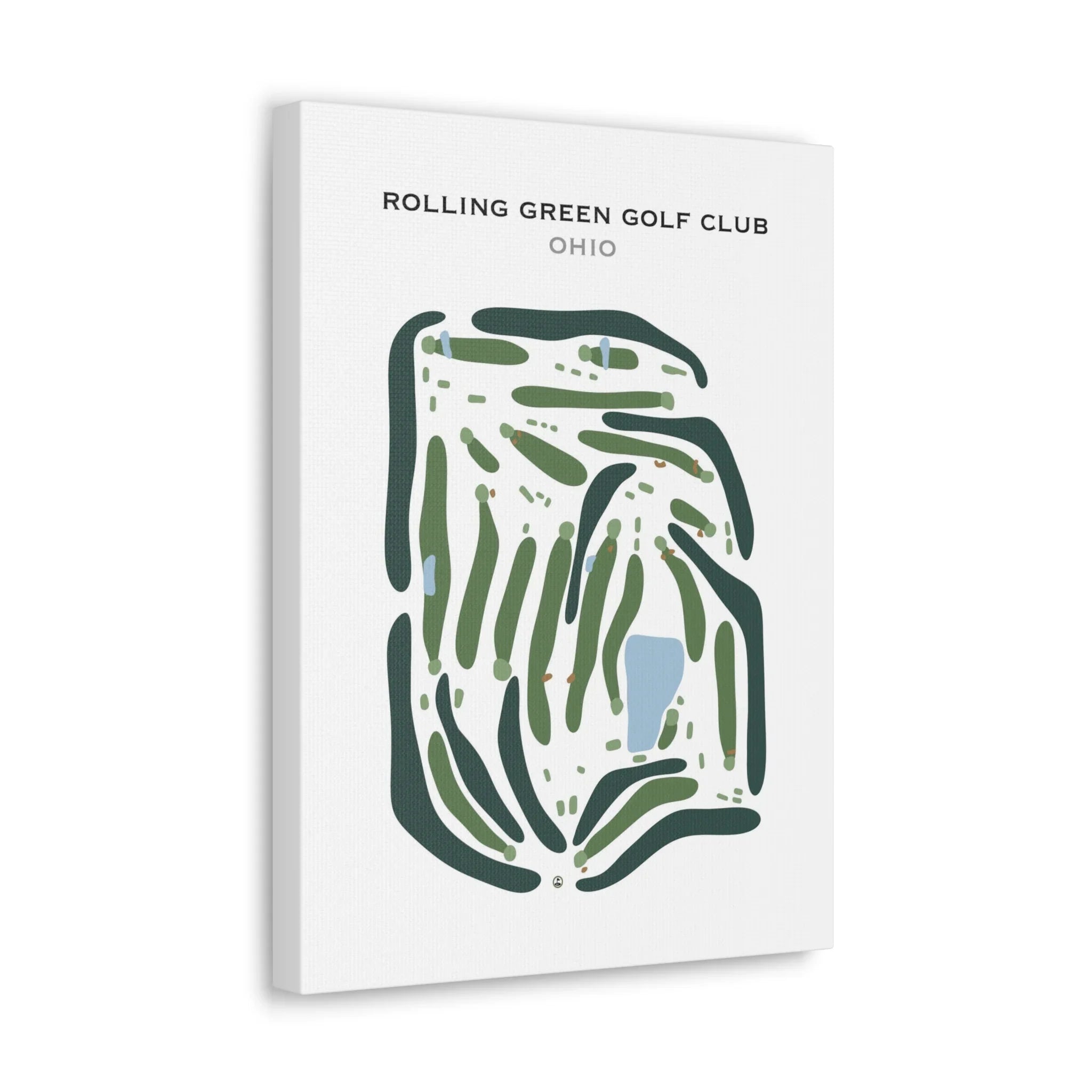 Rolling Green Golf Club, Ohio - Printed Golf Courses