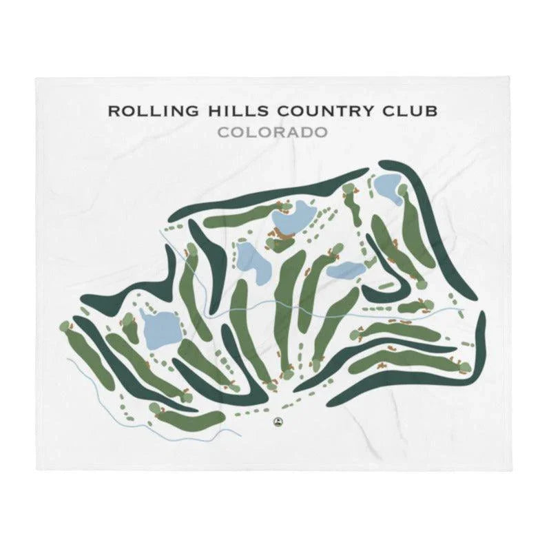 Rolling Hills Country Club, Colorado - Printed Golf Course
