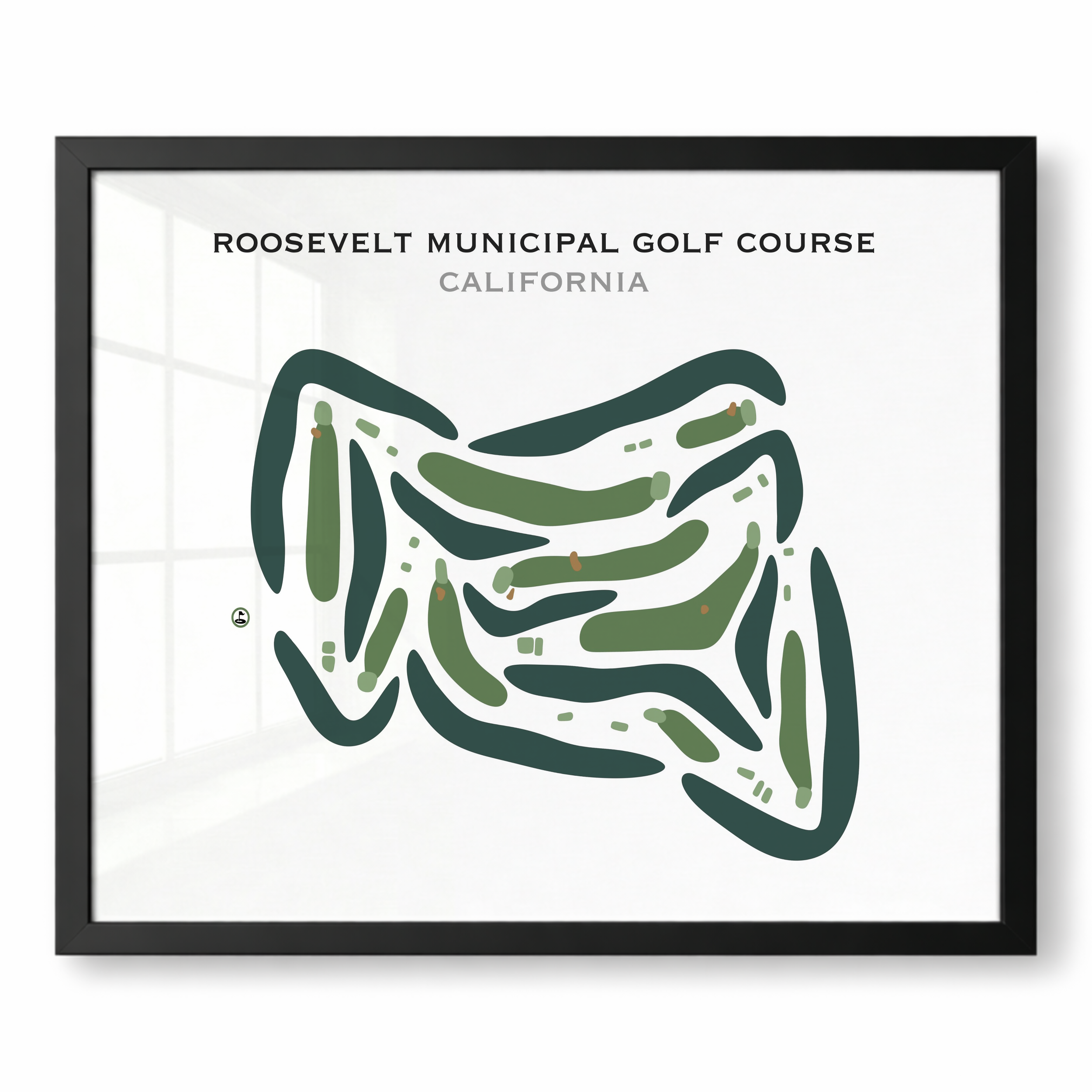 Roosevelt Municipal Golf Course, California - Printed Golf Courses