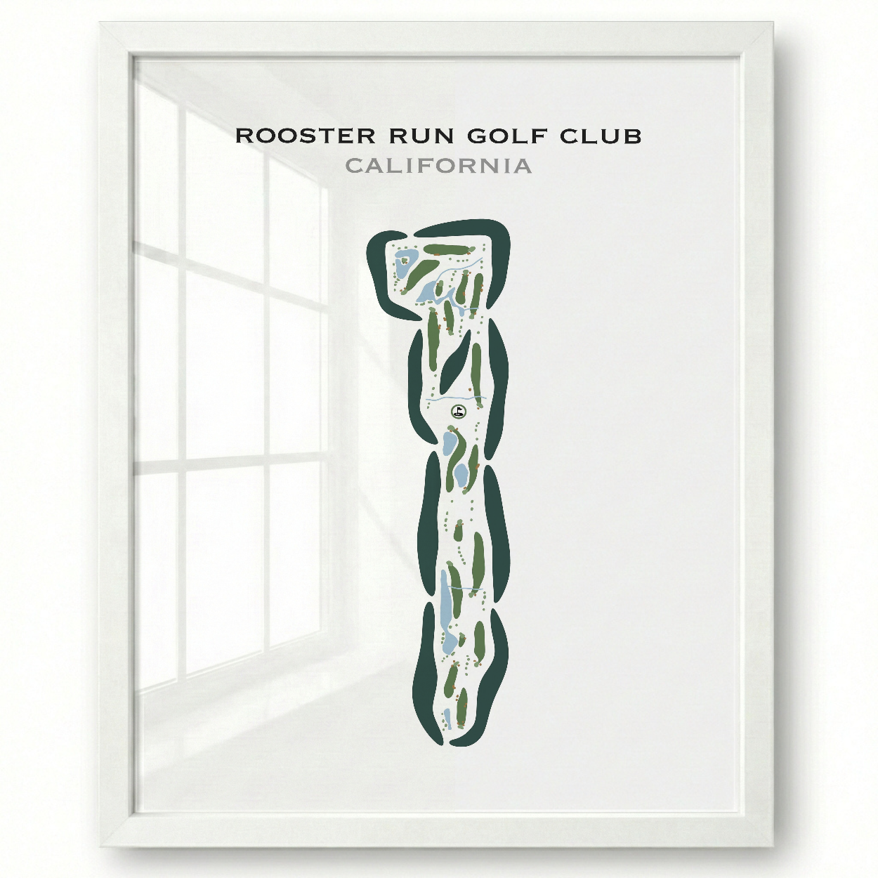 Rooster Run Golf Club, California - Printed Golf Courses