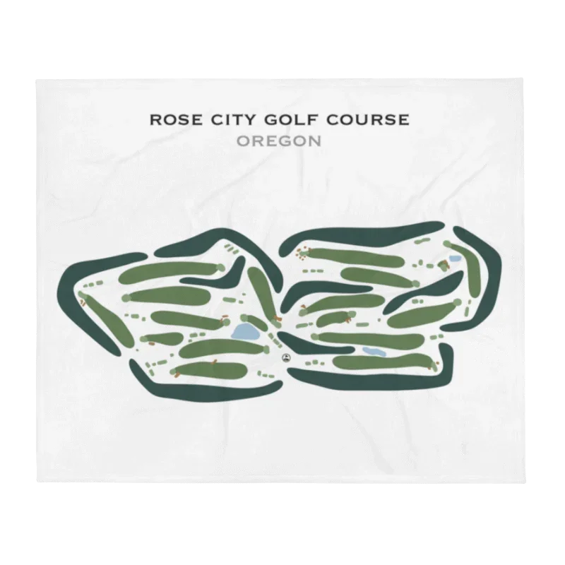 Rose City Golf Course, Oregon - Printed Golf Courses