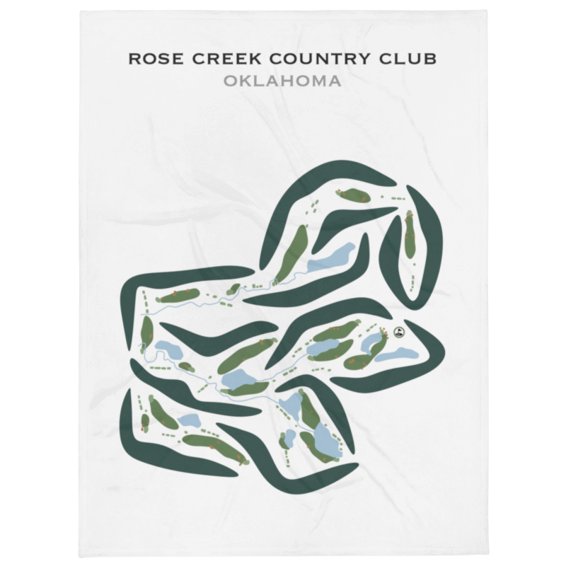 Rose Creek Country Club, Oklahoma - Printed Golf Courses