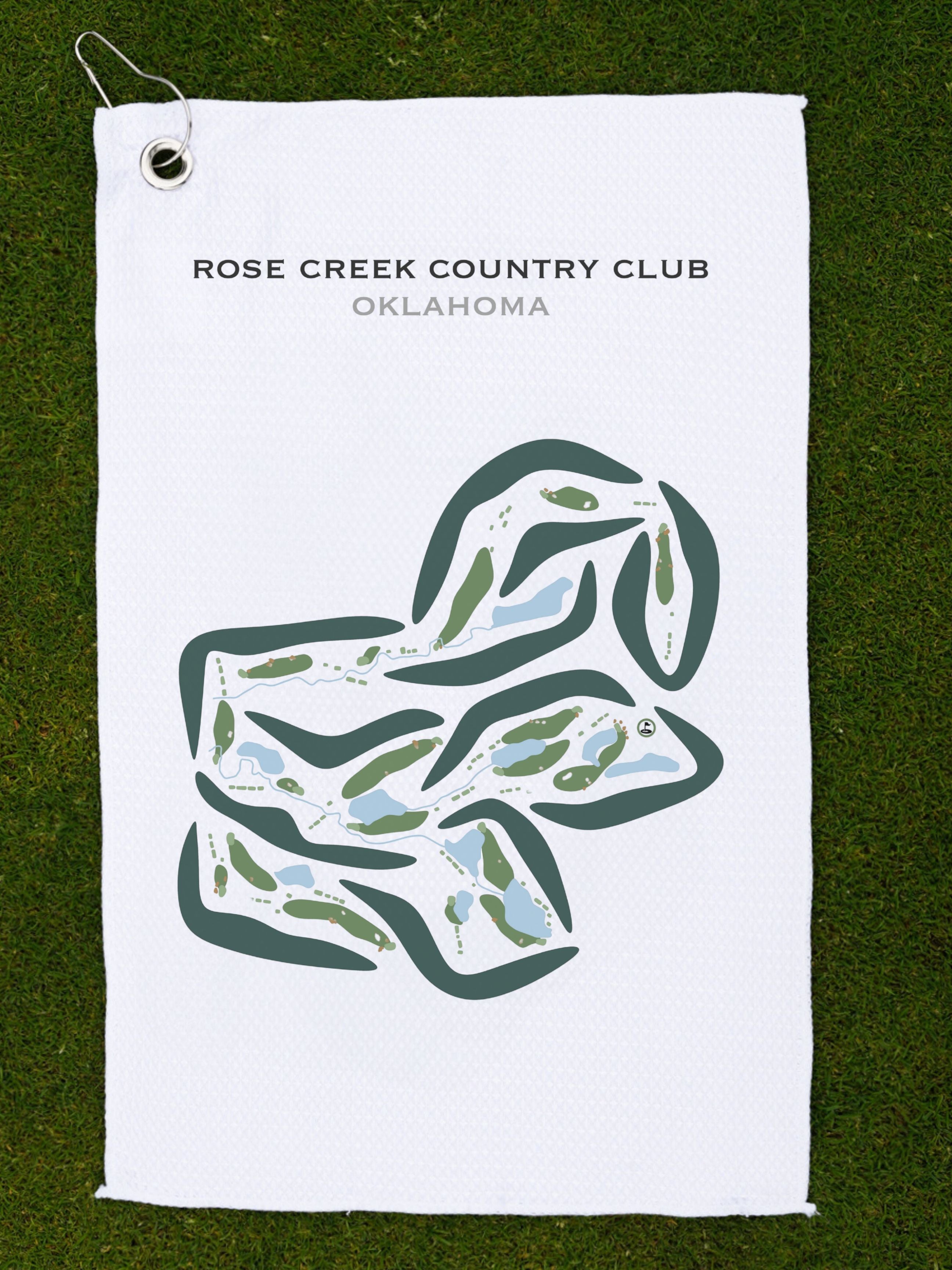 Rose Creek Country Club, Oklahoma - Printed Golf Courses