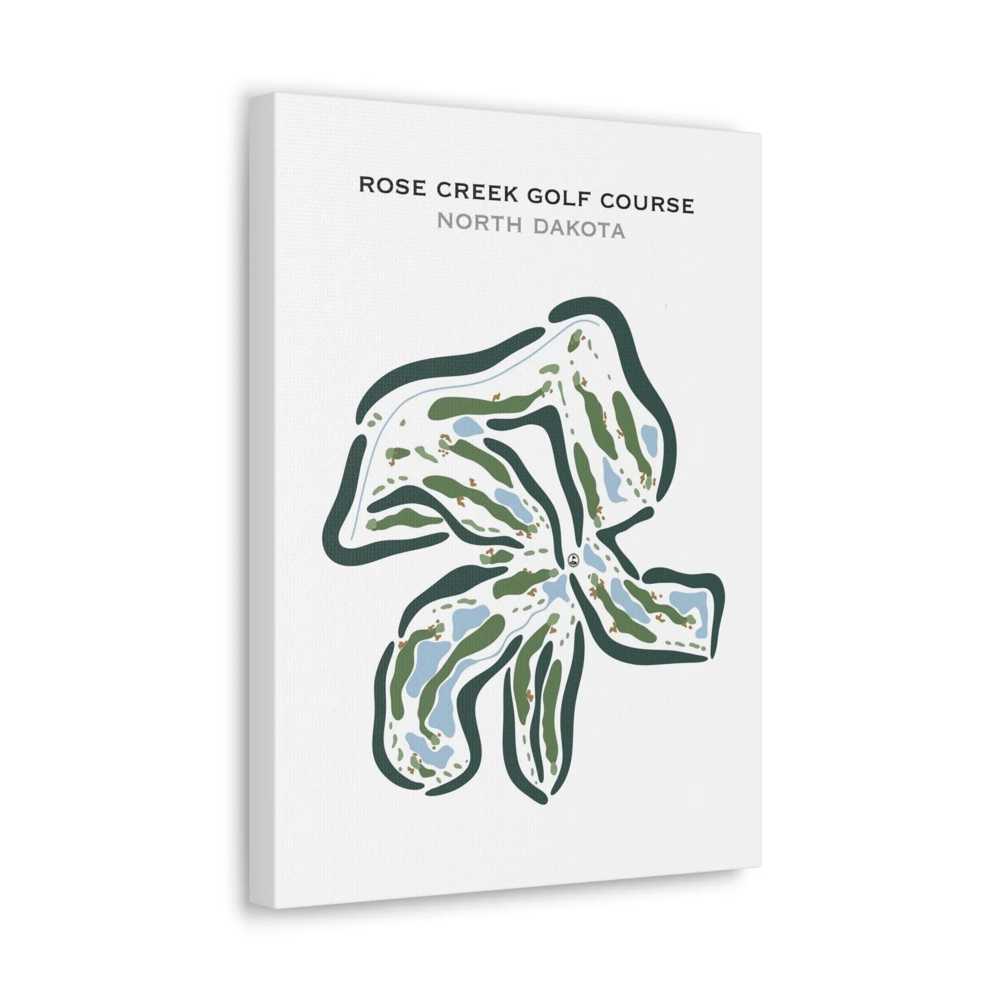 Rose Creek Golf Course, North Dakota - Printed Golf Courses