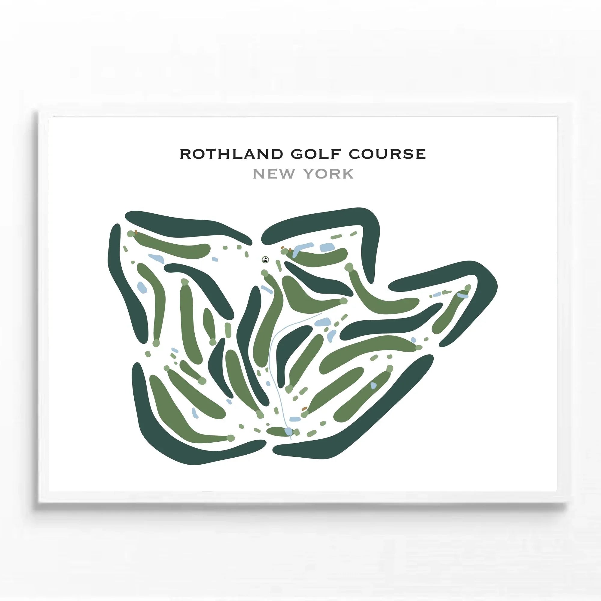 Rothland Golf Course, New York - Printed Golf Courses