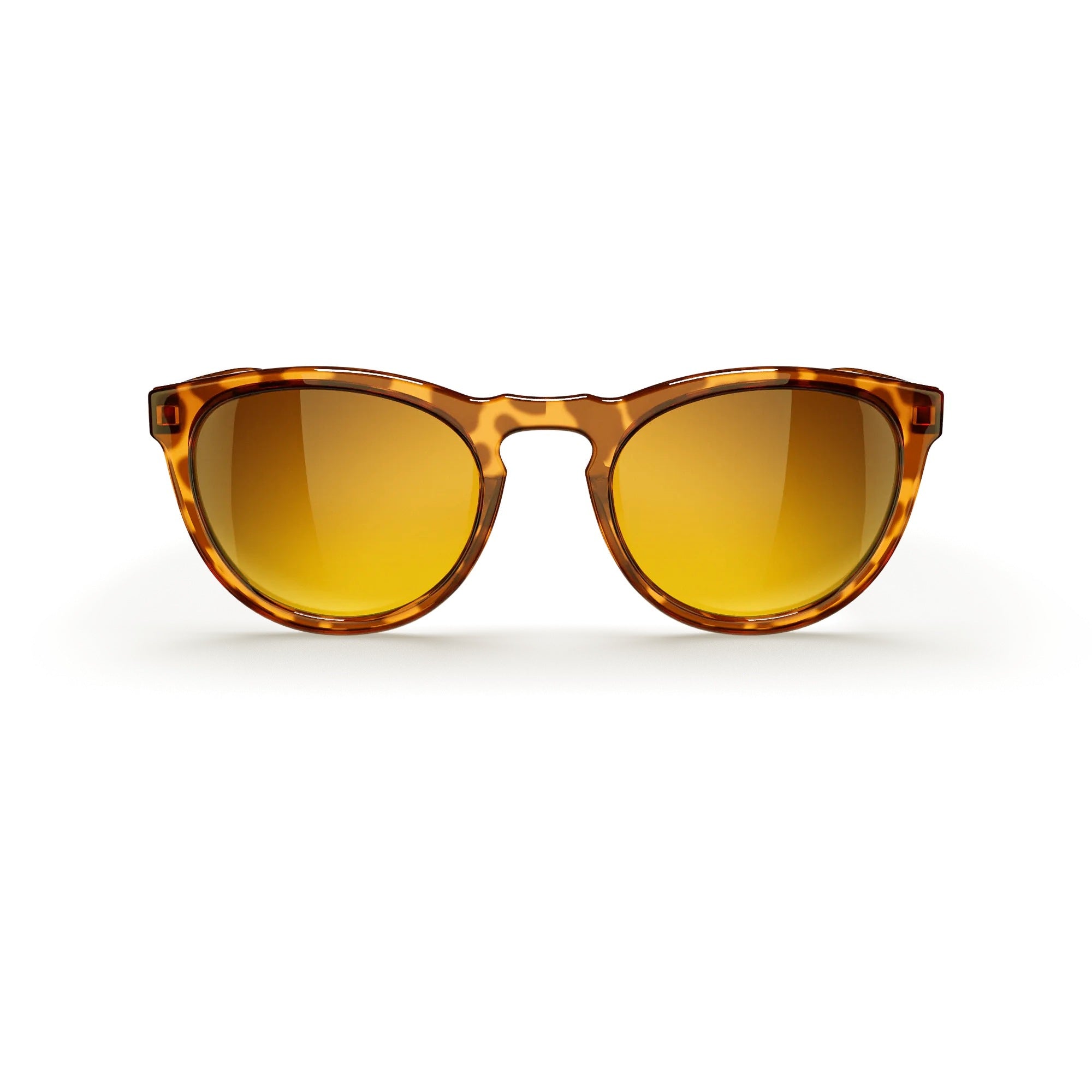 Tortoise Round Prescription Polarized Polycarbonate Sunglasses