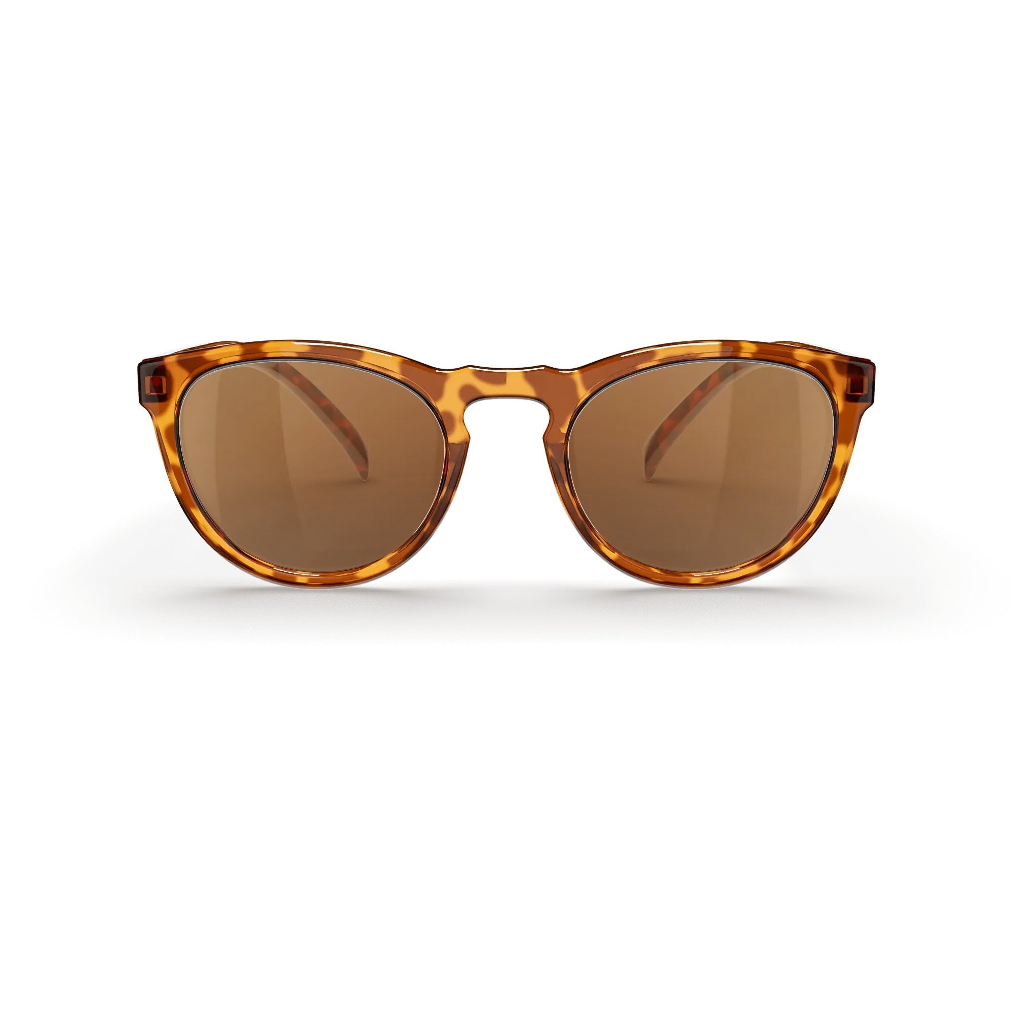 Tortoise Round Prescription Polarized Polycarbonate Sunglasses