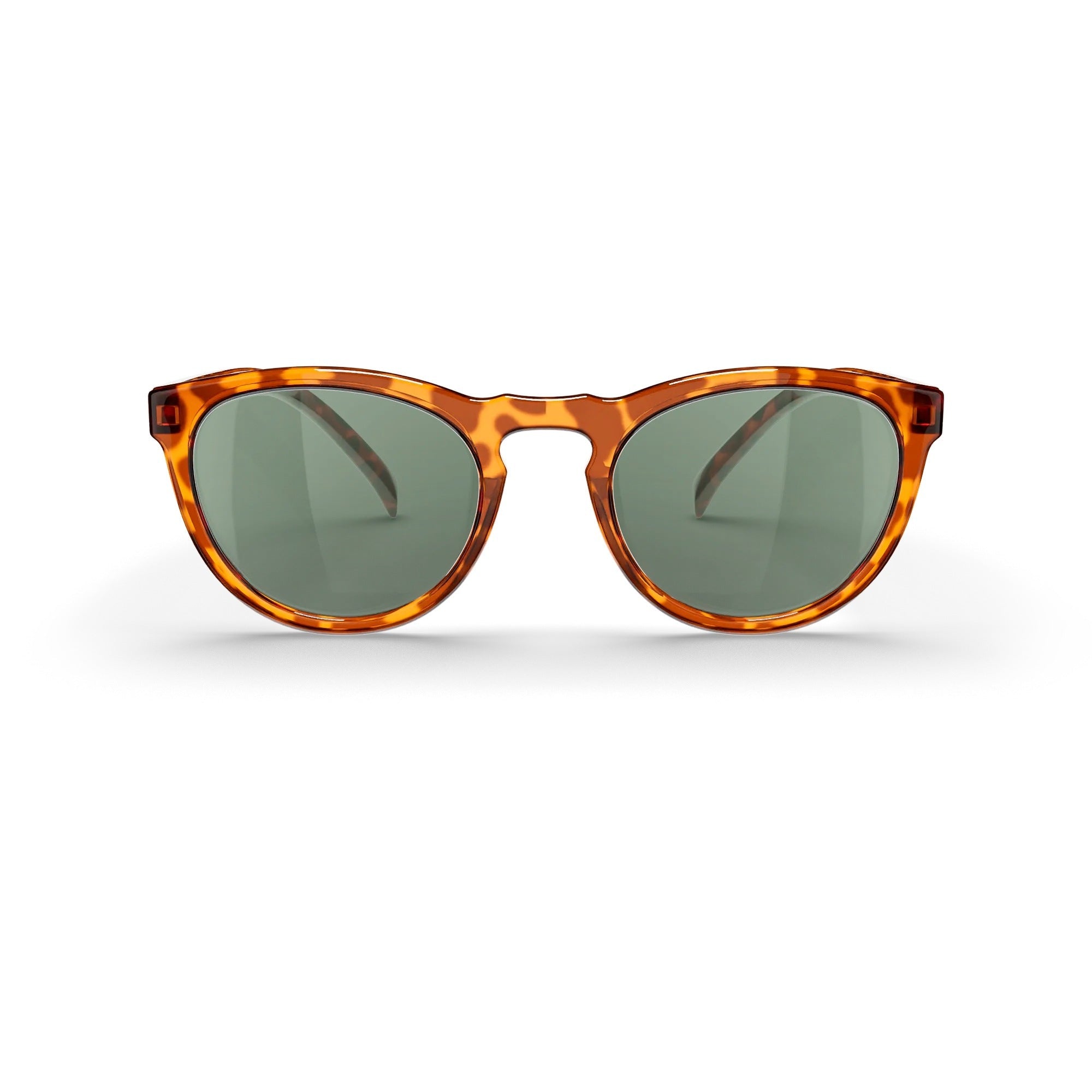 Tortoise Round Prescription Polarized Polycarbonate Sunglasses