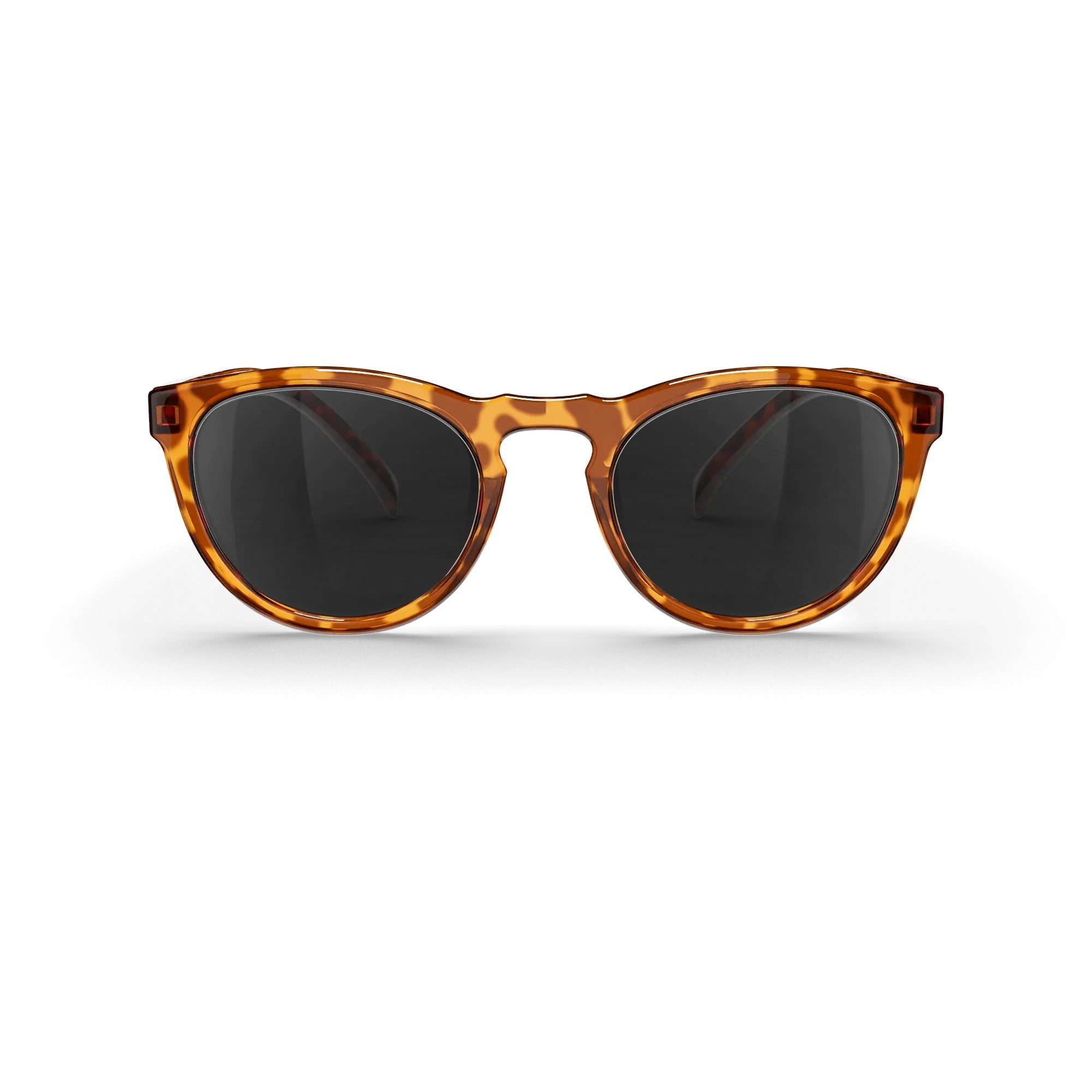 Tortoise Round Prescription Polarized Polycarbonate Sunglasses