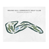 Round Hill Community Golf Club, Massachusetts - Printed Golf Courses