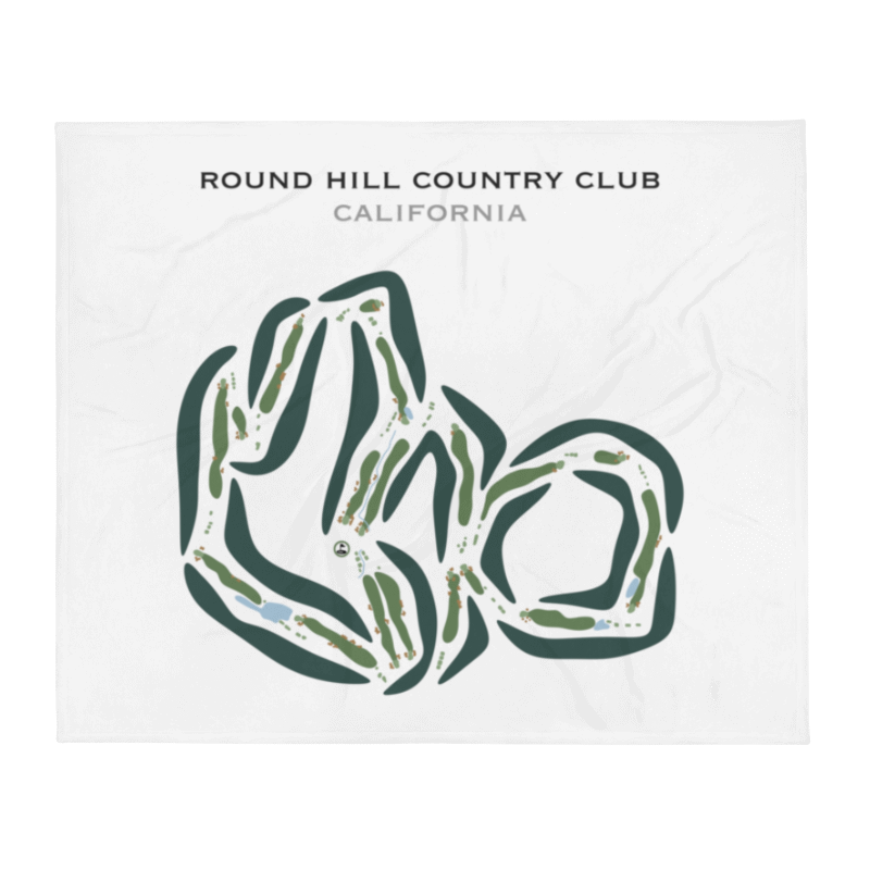 Round Hill Country Club, California - Printed Golf Courses