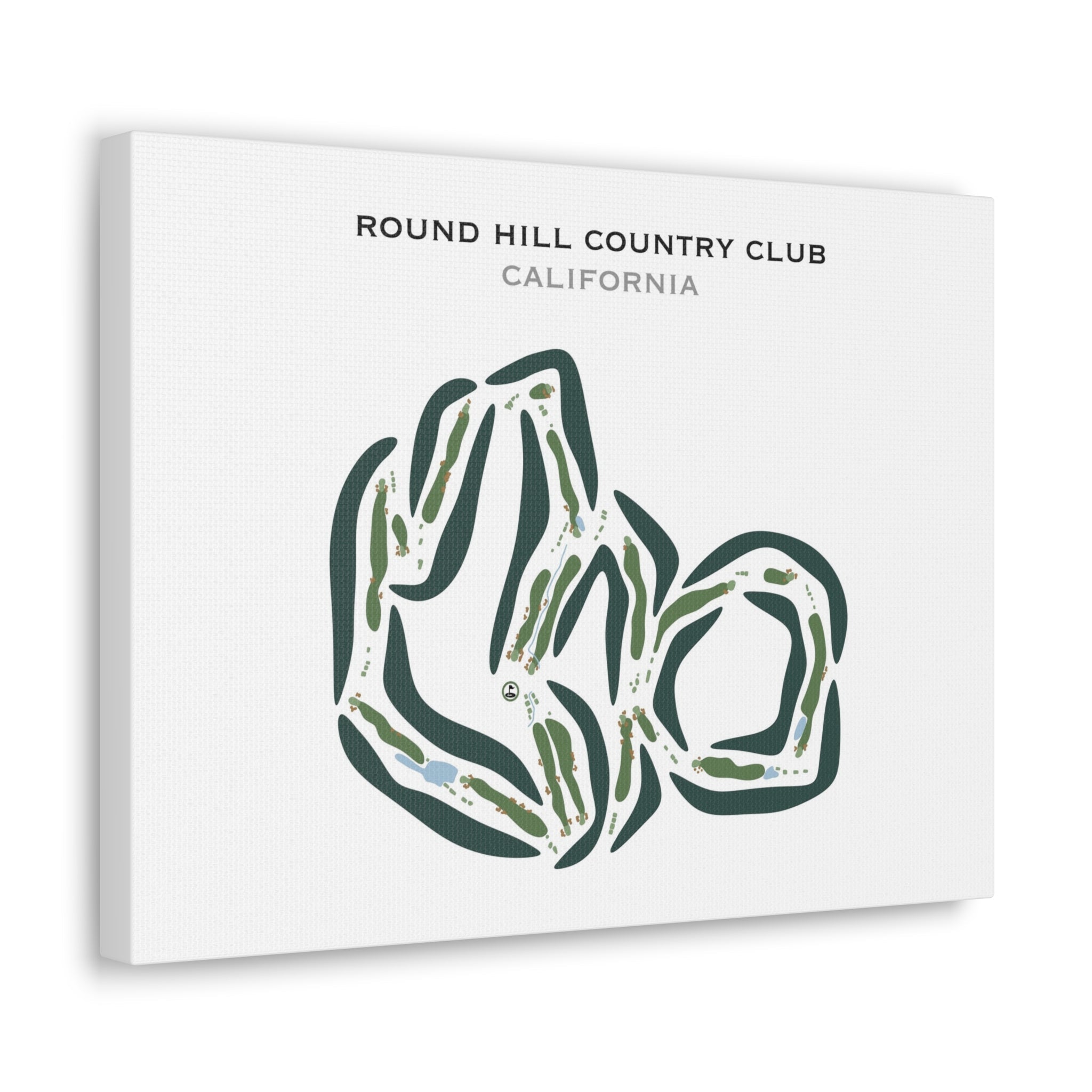Round Hill Country Club, California - Printed Golf Courses