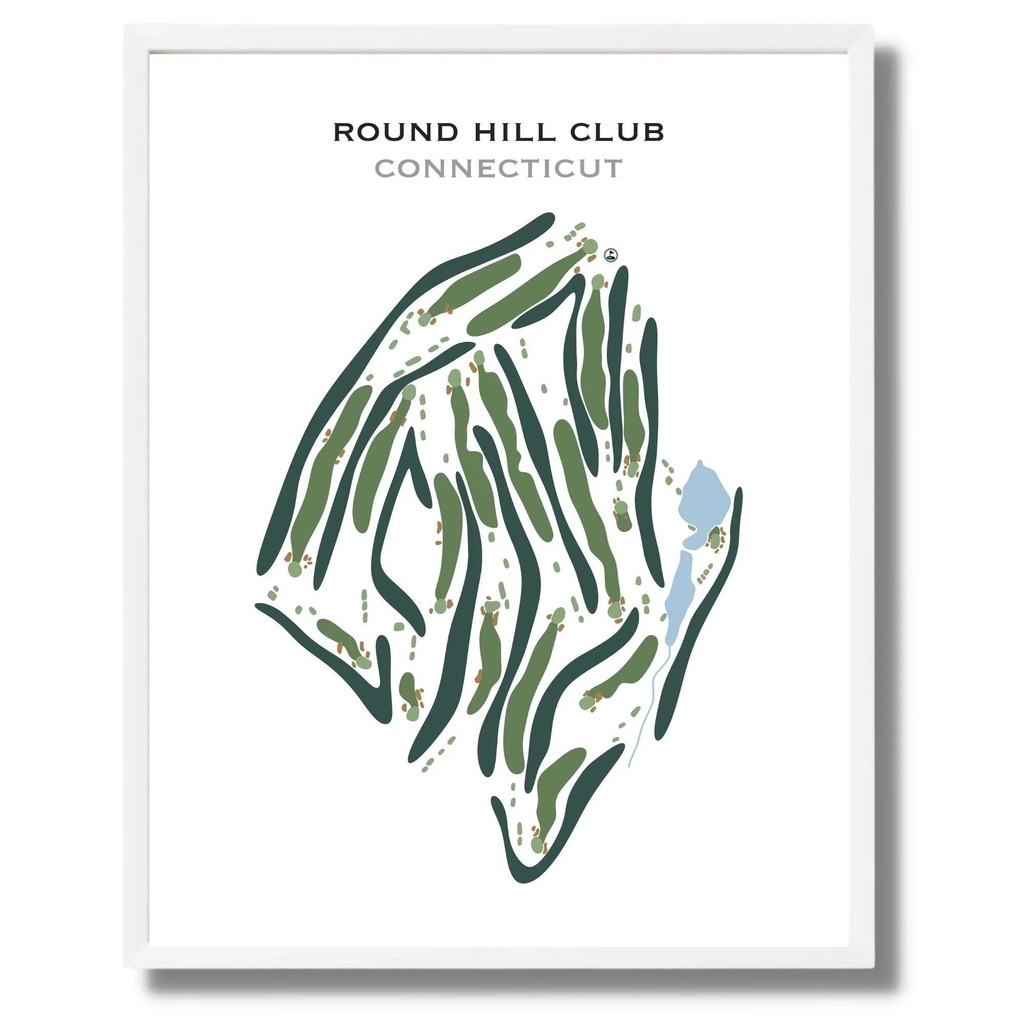Round Hill Club, Connecticut - Printed Golf Courses