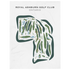 Royal Ashburn Golf Club, Ontario - Printed Golf Courses