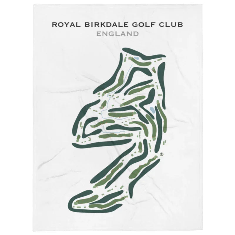 Royal Birkdale Golf Club, England - Printed Golf Course
