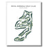 Royal Birkdale Golf Club, England - Printed Golf Course