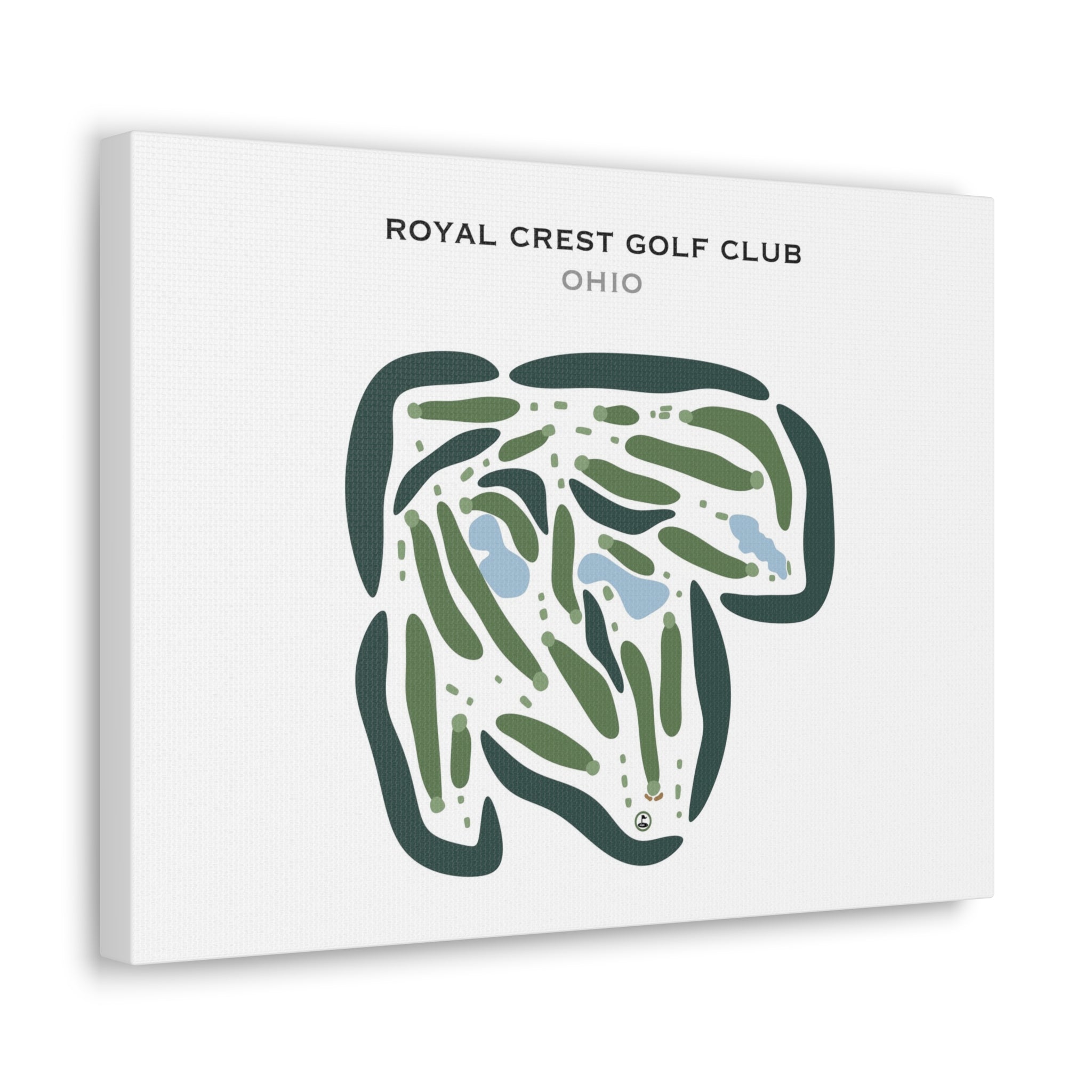 Royal Crest Golf Club, Ohio - Printed Golf Courses