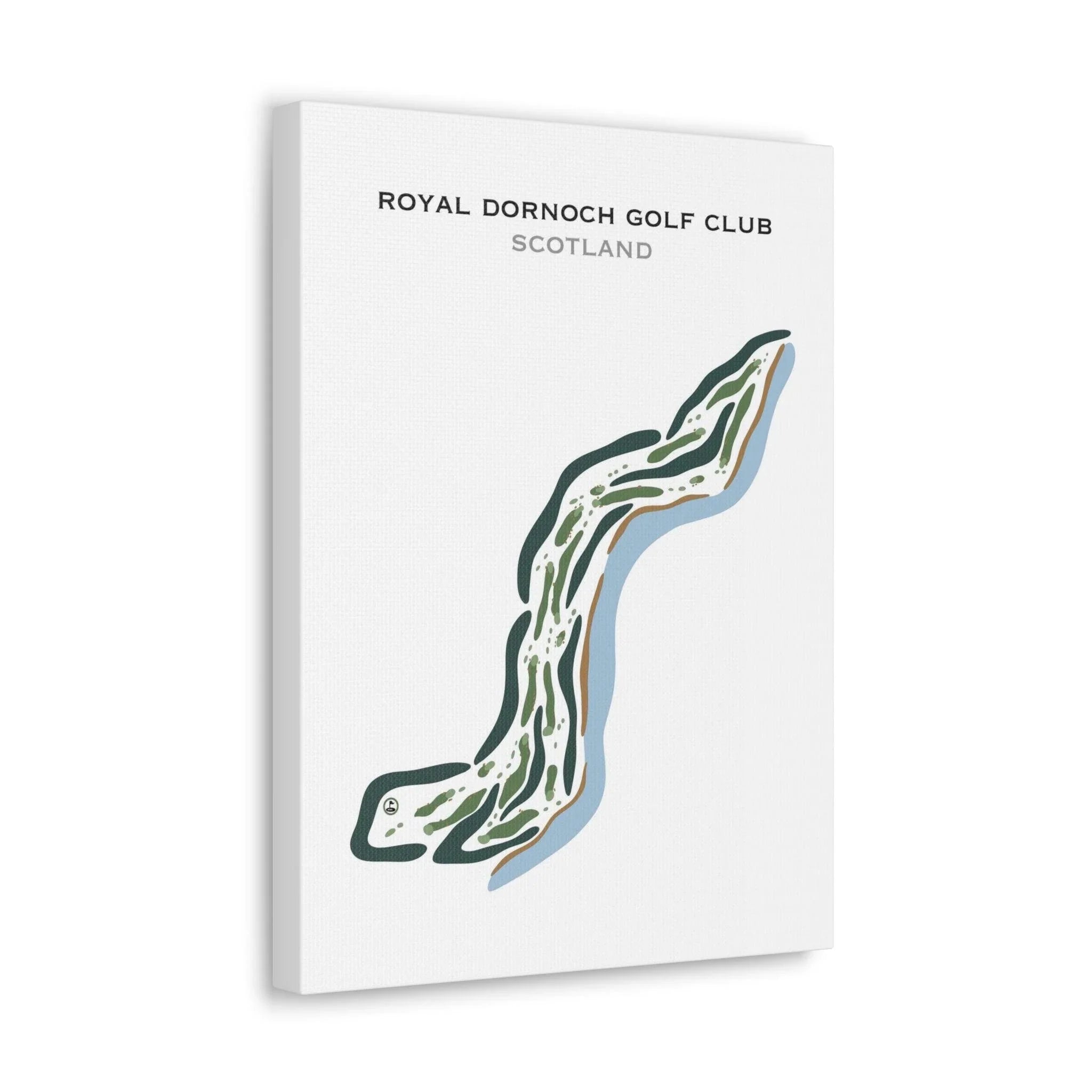 Royal Dornoch Golf Club, Dornoch Scotland - Printed Golf Courses