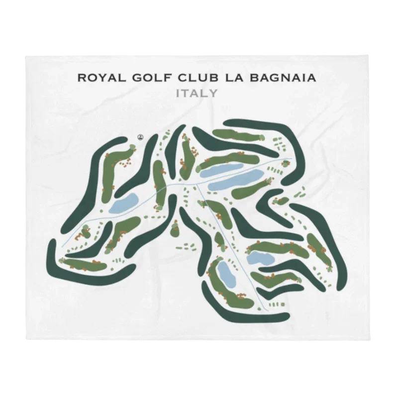 Royal Golf La Bagnaia, Italy - Printed Golf Courses
