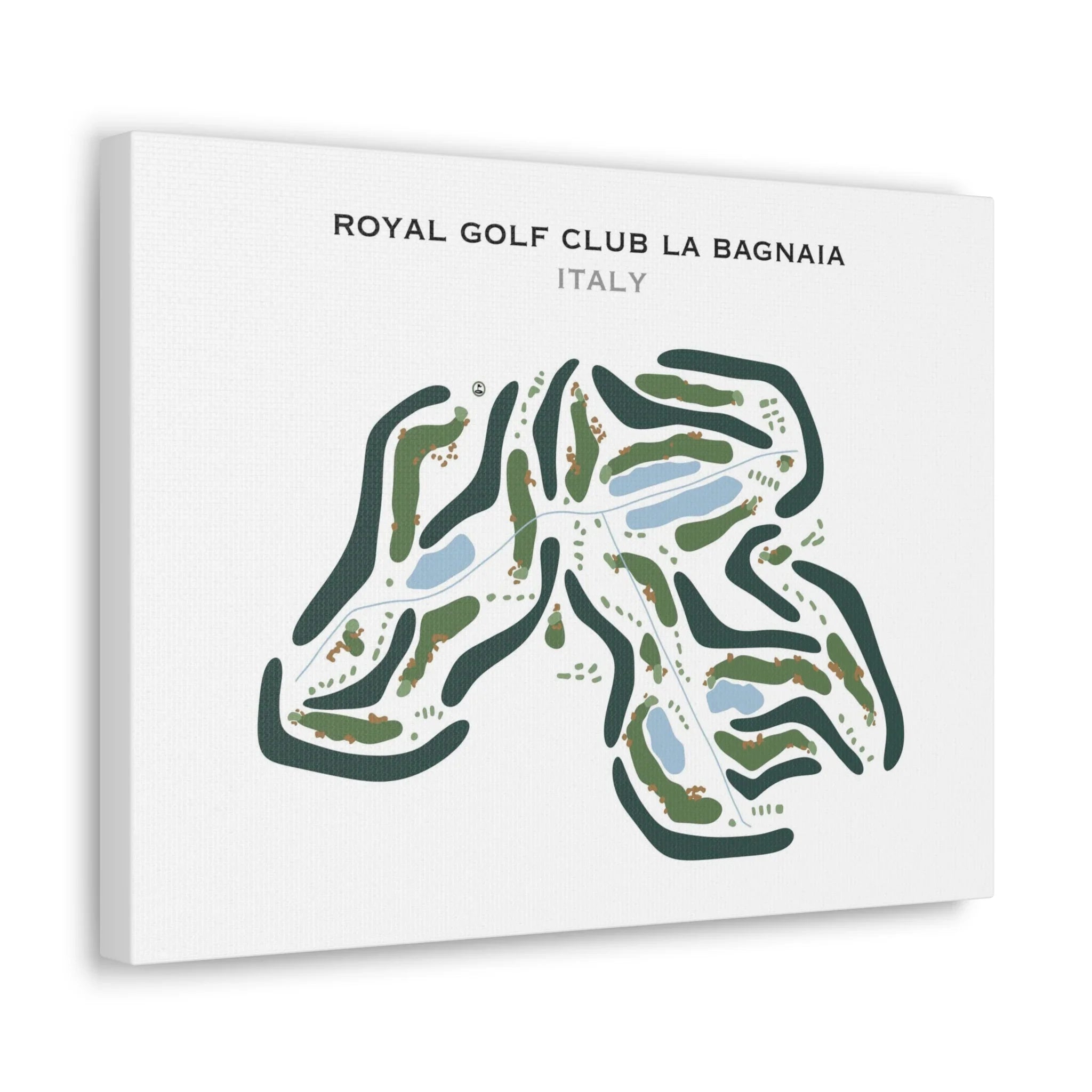 Royal Golf La Bagnaia, Italy - Printed Golf Courses