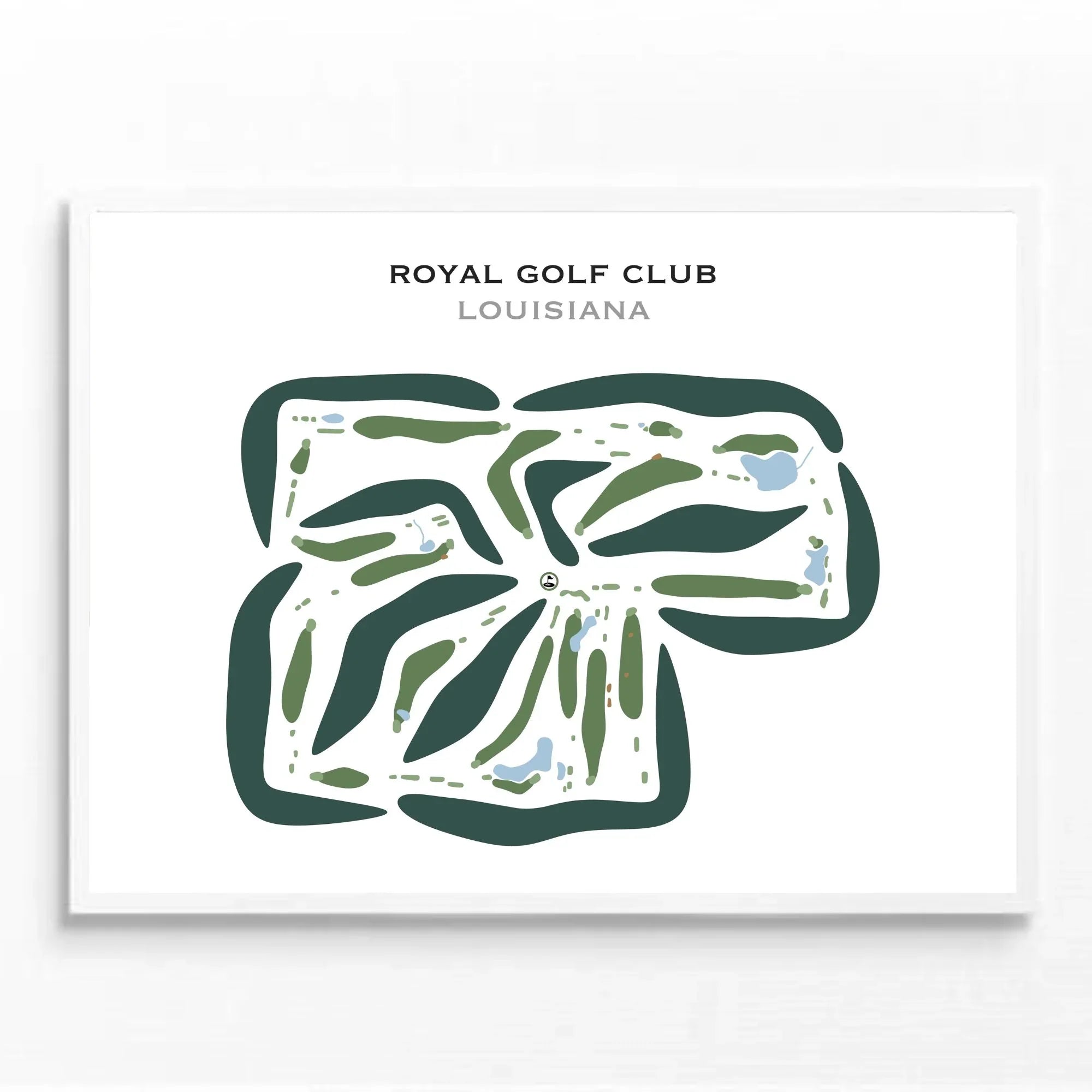 Royal Golf Club, Louisiana - Printed Golf Courses