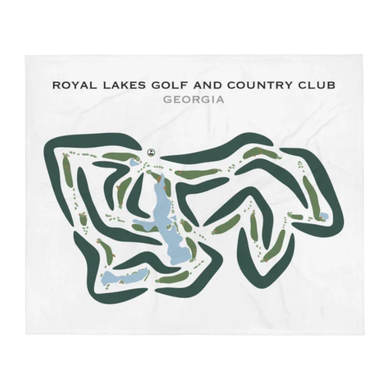 Royal Lakes Golf & Country Club, Georgia - Printed Golf Courses
