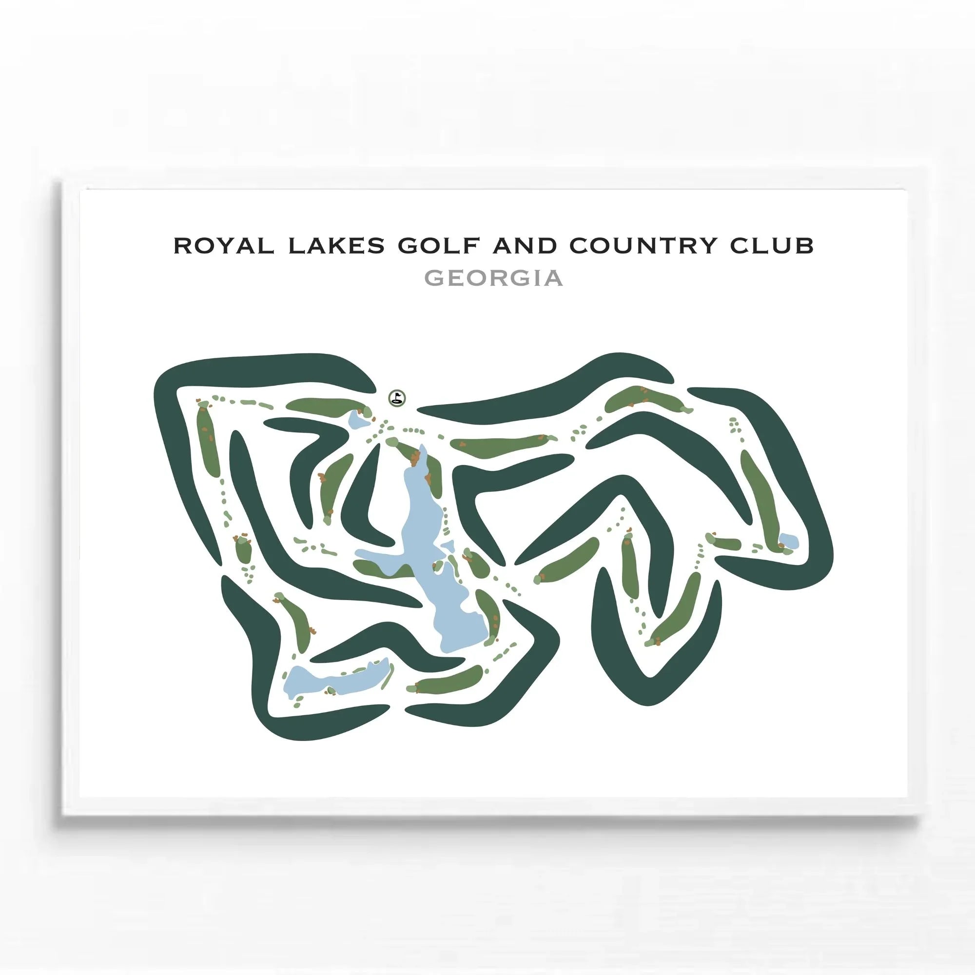 Royal Lakes Golf & Country Club, Georgia - Printed Golf Courses